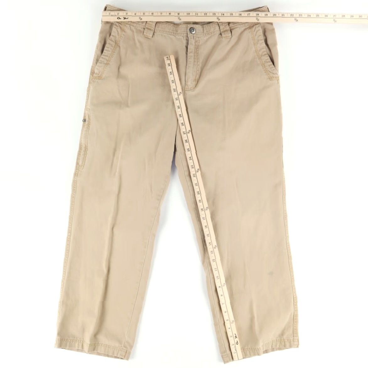Vintage Columbia Omni-Shield Cotton Canvas Chino Pants Tan Men's 40 Size US 40 / EU 56 - 3 Thumbnail