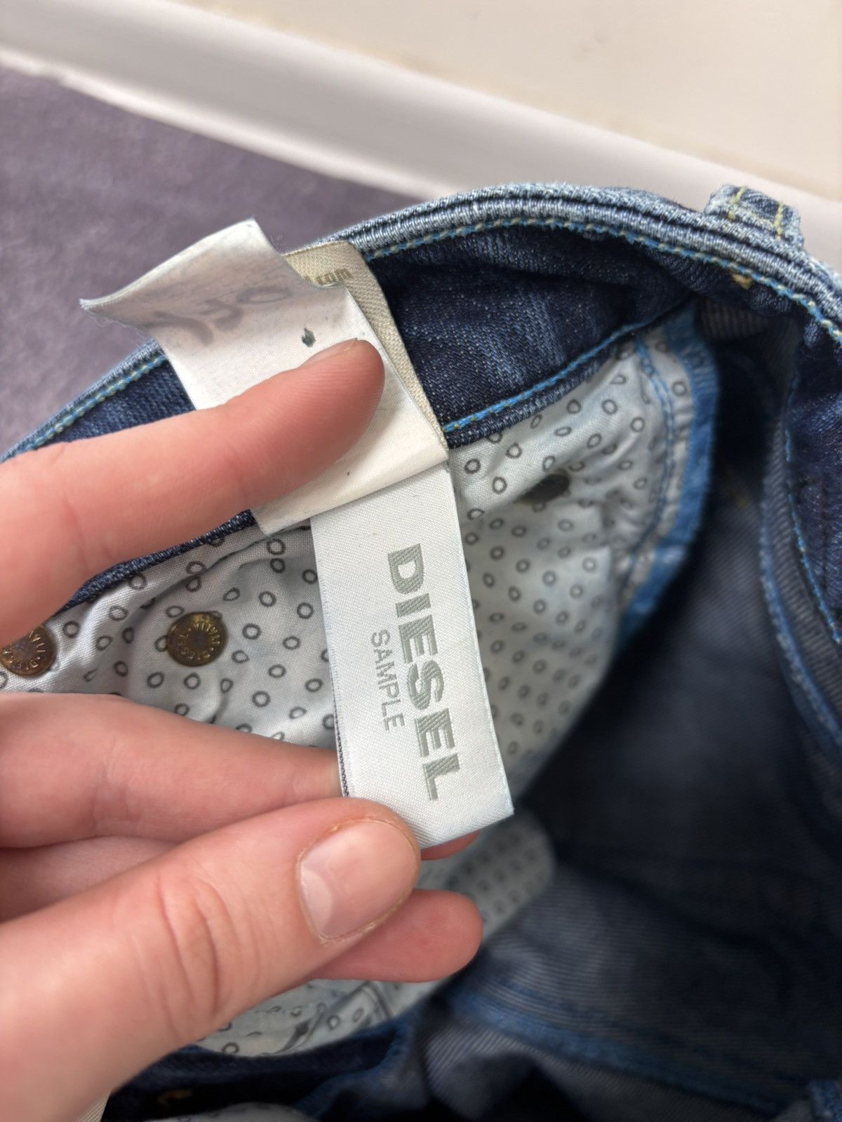 Adidas × Diesel Diesel X Adidas Sample F/W08 NWT Women’s Blue Denim Jeans Size 28" / US 6 / IT 42 - 17 Thumbnail