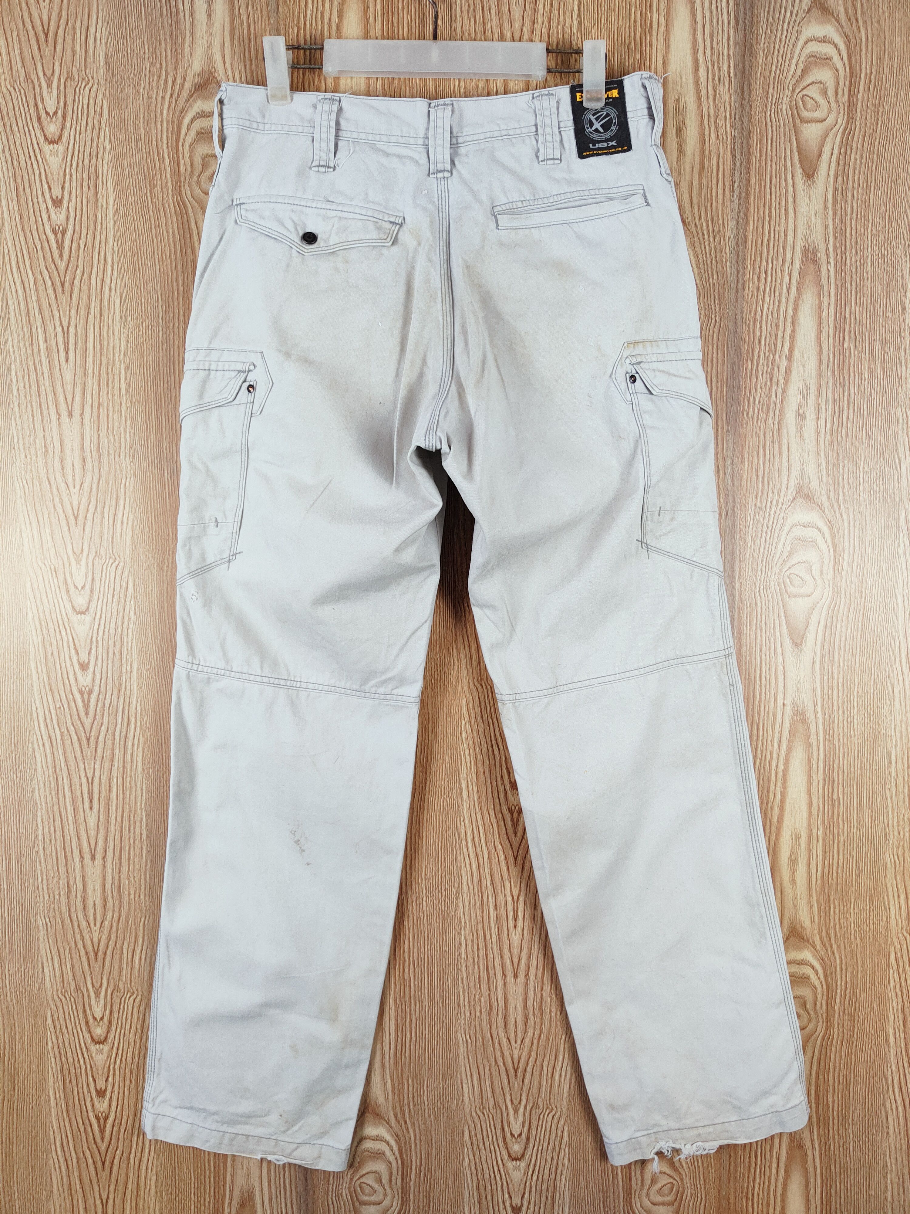 Japanese Brand Evenriver Light Gray Multipocket Tactical Cargo Pants #W514 Size US 32 / EU 48 - 7 Thumbnail