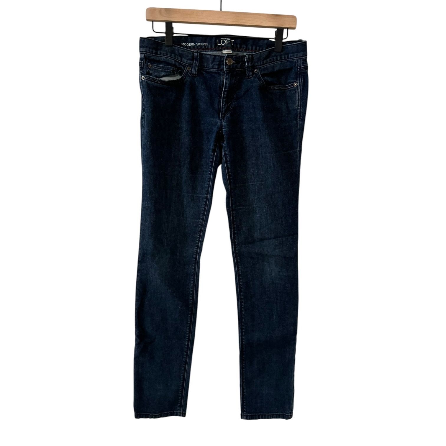 Ann Taylor Ann Taylor Loft Modern Skinny Stretchy Blue Jeans Size 6 Size 28" / US 6 / IT 42 - 1 Thumbnail