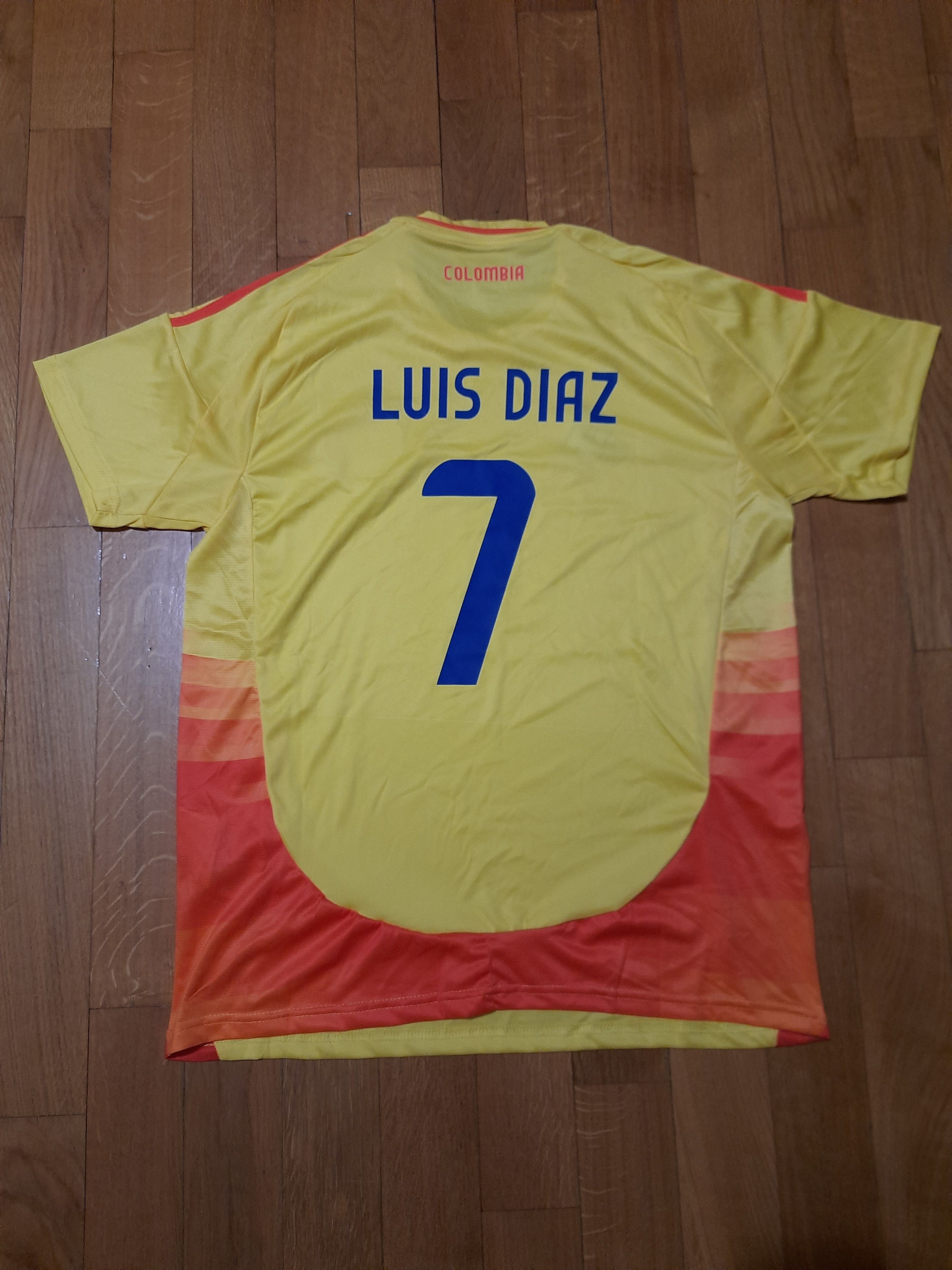 Other Luis Diaz Columbia Football Soccer Jersey Size US XL / EU 56 / 4 - 1 Thumbnail