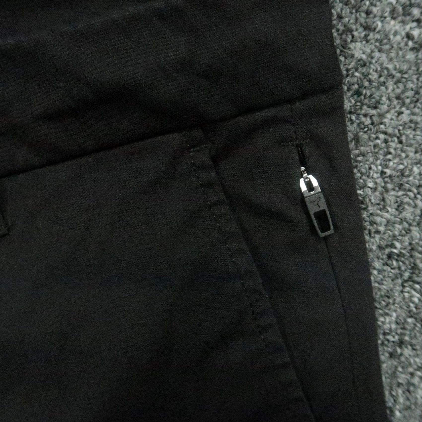 Vintage Birddogs Pants Mens 36x30 Black Stretch Khakis Zip Pocket Straight Trouser Chino Shirt? Size US 36 / EU 52 - 4 Thumbnail