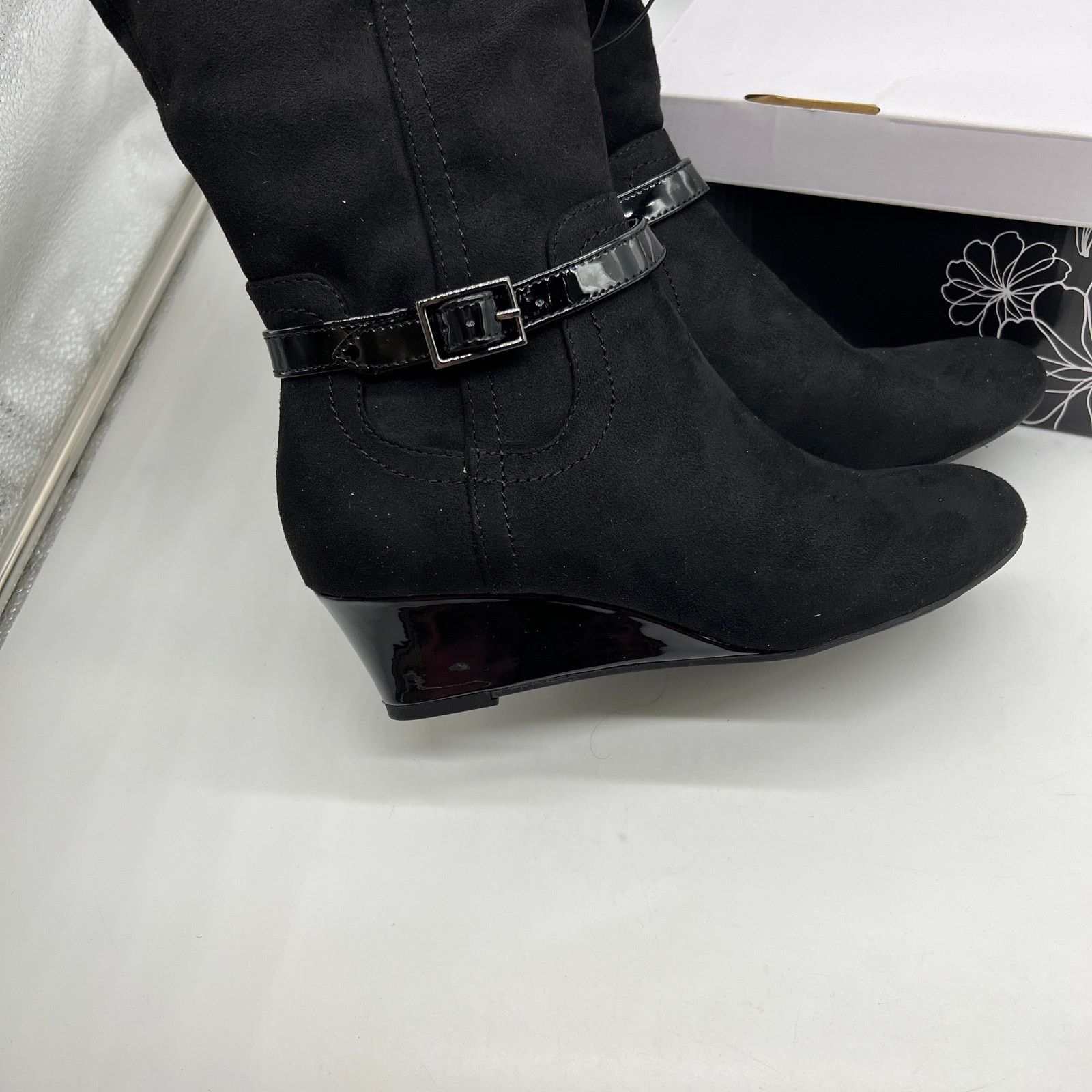 Other East 5th Womens Ellerton Wedge Heel Dress Boots, 6 Size US 6 / IT 36 - 4 Thumbnail