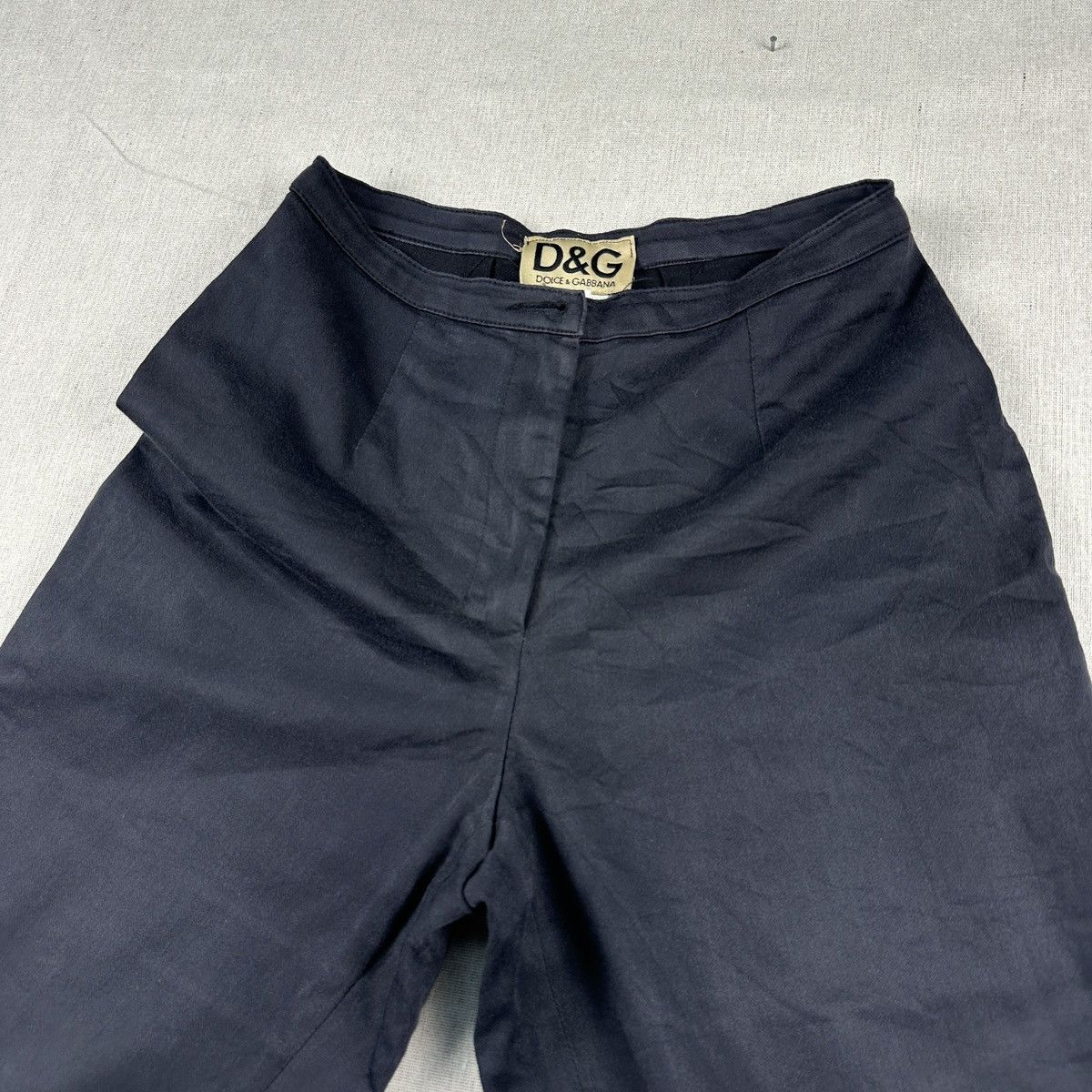 Dolce & Gabbana Dolce & Gabbana Flare Trousers Split Hem Black Size 26" / US 2 / IT 38 - 14 Thumbnail