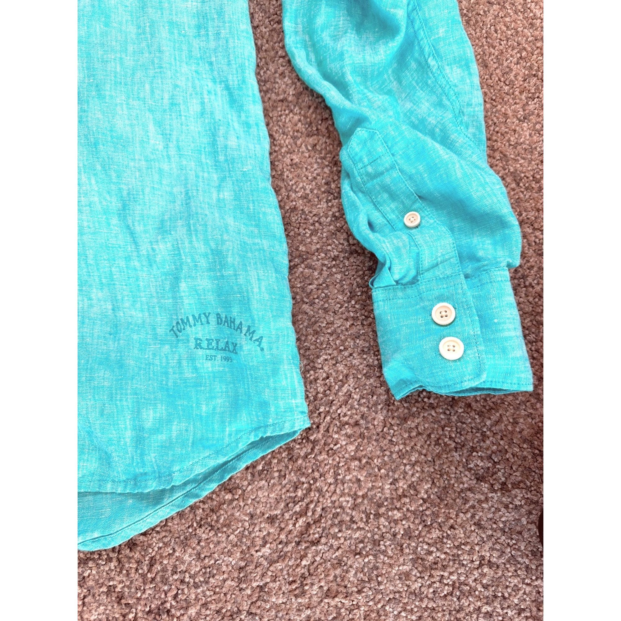 Tommy Bahama Tommy Bahama Paradise Breezer XL Linen long sleeve shirt but Size US XL / EU 56 / 4 - 7 Thumbnail