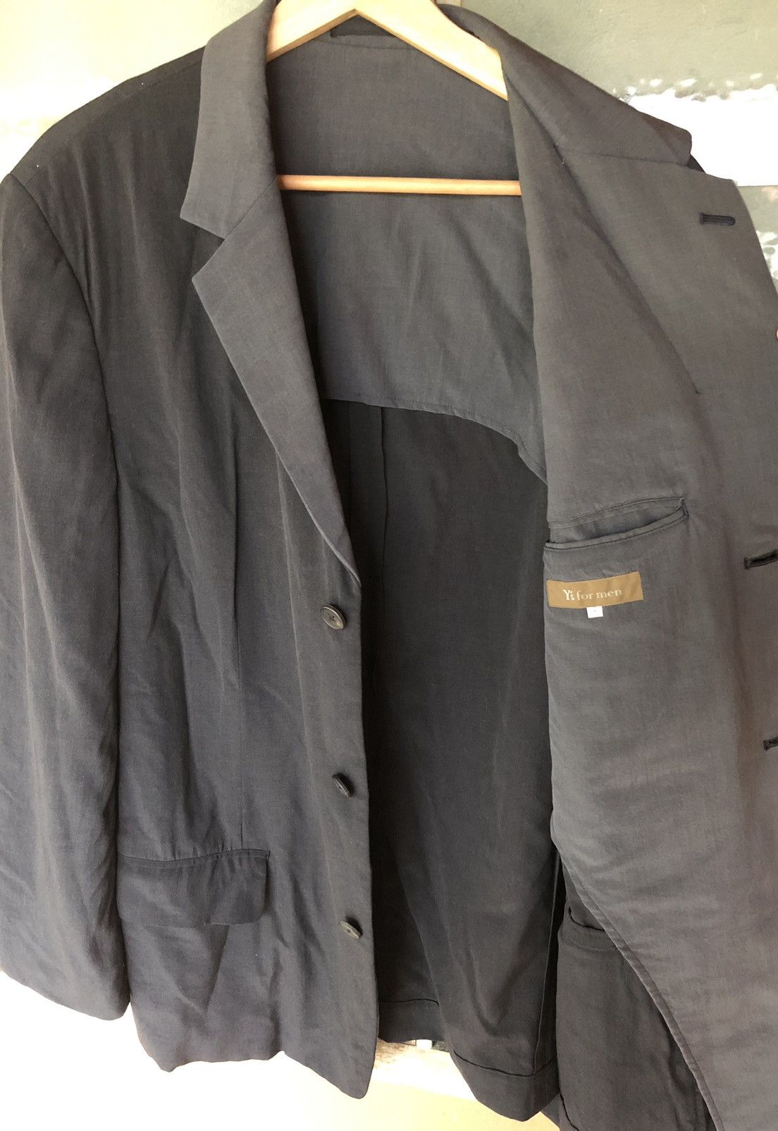 Yohji Yamamoto Vintage Y’s Yohji Yamamoto Men’s Coat Jacket Size US M / EU 48-50 / 2 - 3 Thumbnail