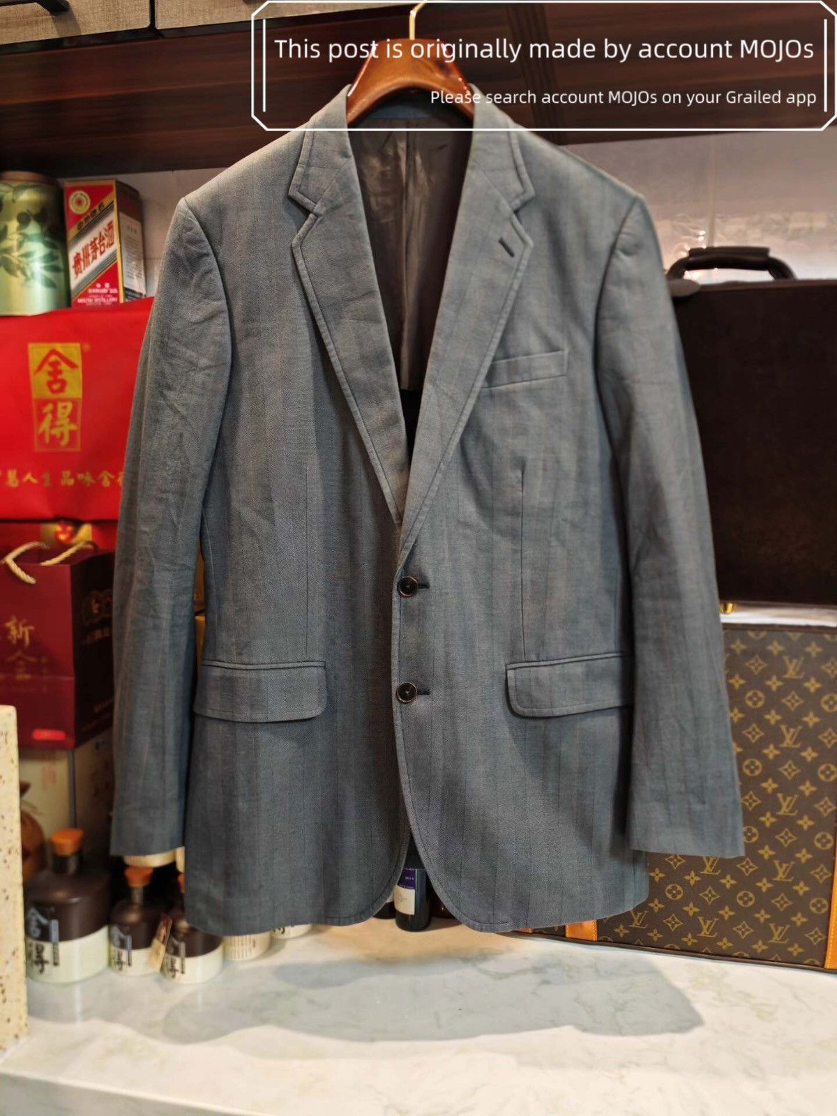 Louis Vuitton Sz 52 Louis Vuitton Classic Pattern Blazer mojos13022 Size US L / EU 52-54 / 3 - 1 Thumbnail