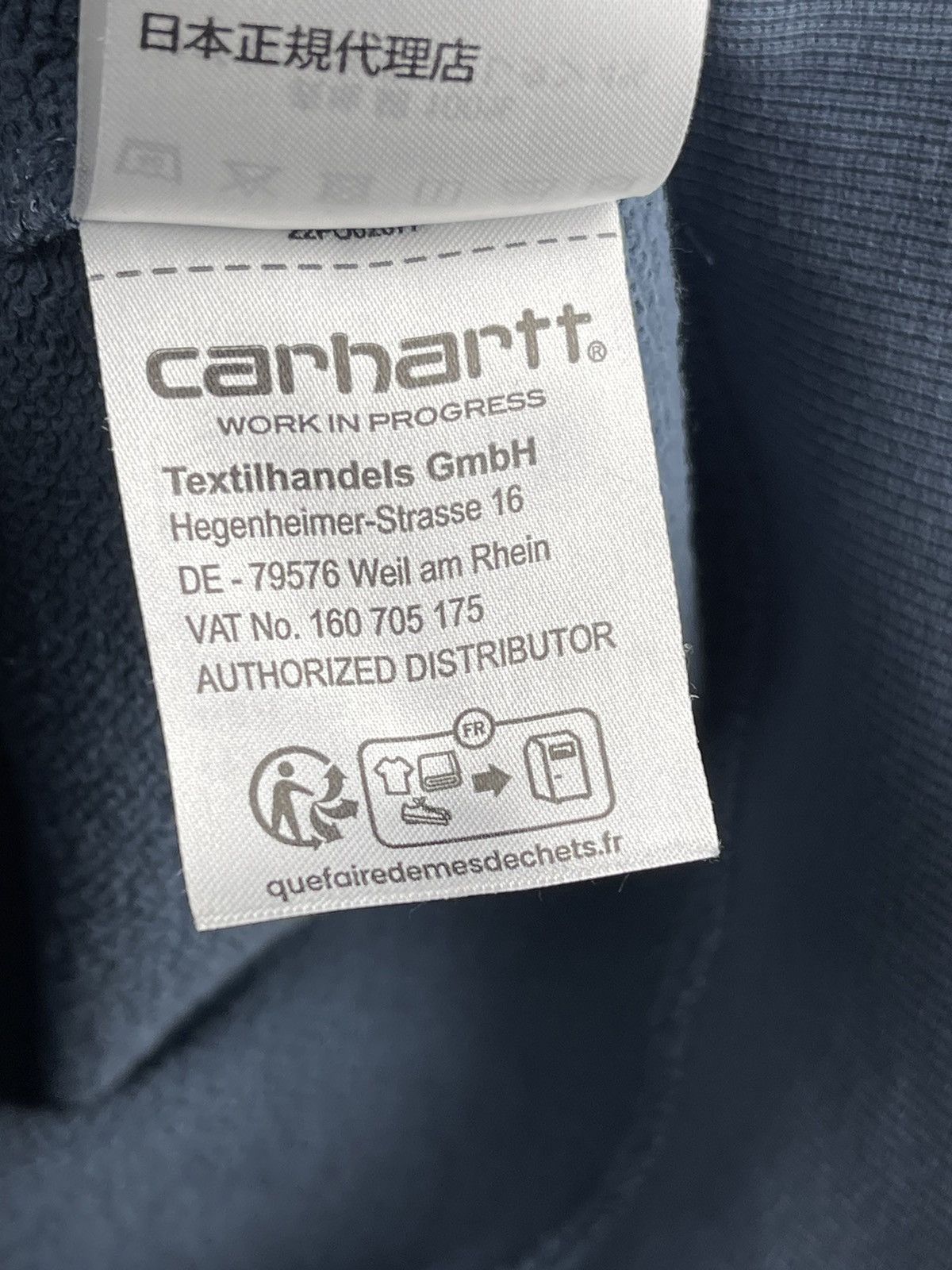 Carhartt Wip Carhartt WIP Blue Pocket Logo Sweatshirt Men’s Size Small Size US S / EU 44-46 / 1 - 10 Thumbnail