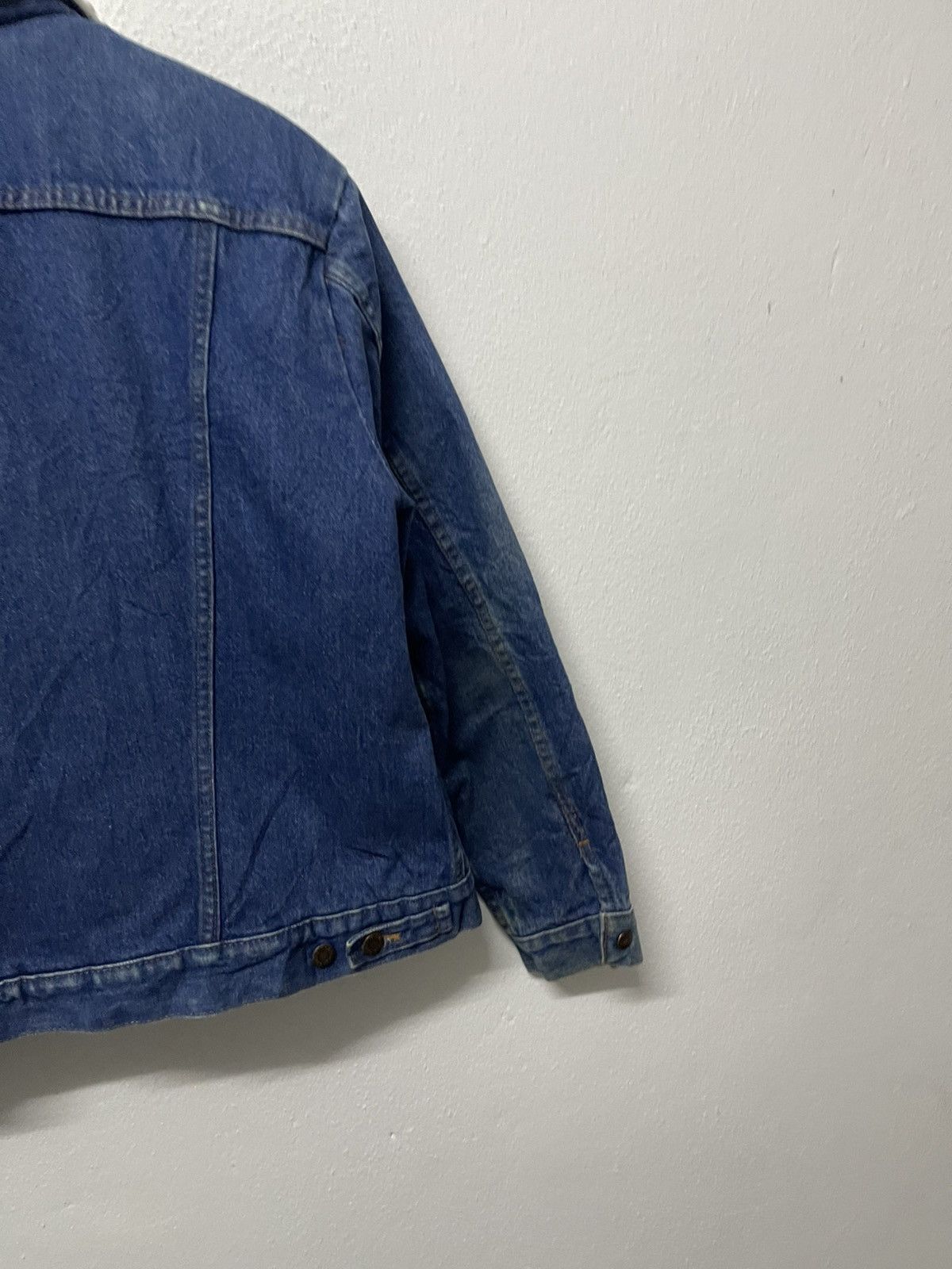 Wrangler 80s WRANGLER SHERPA FLEECE WESTERN DENIM JACKET RARE Size US M / EU 48-50 / 2 - 16 Thumbnail