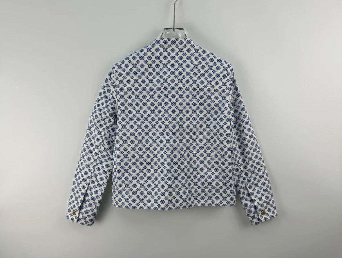 Louis Vuitton Louis Vuitton 24 new blue classic logo leather jacket Size US S / EU 44-46 / 1 - 4 Thumbnail