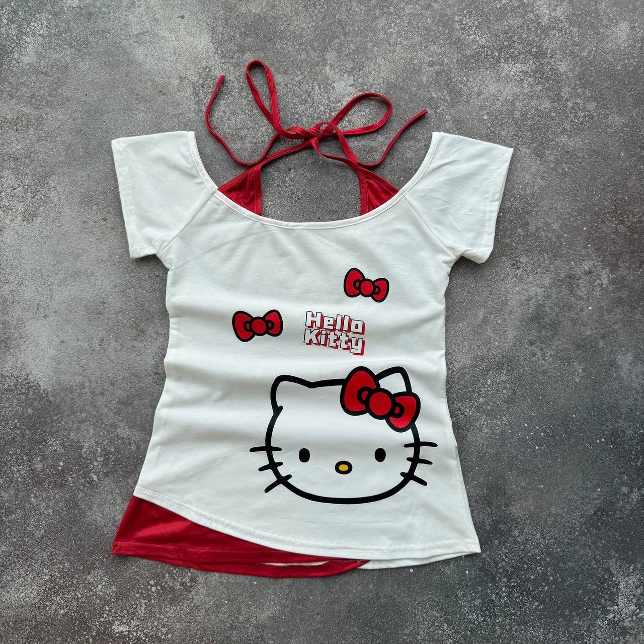 20471120 Hello Kitty 2000’s Aesthetic Vintage T-Shirt Size M / US 6-8 / IT 42-44 - 1 Thumbnail