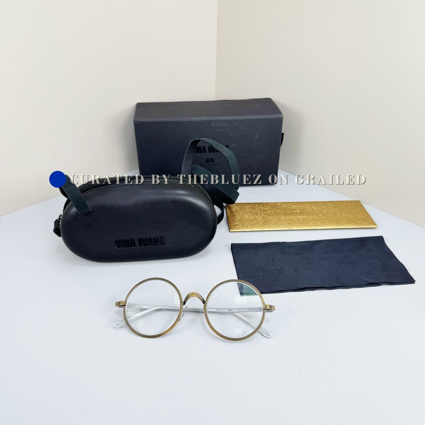 Uma Wang Uma Wang x Rigards Metal Eyeglass Frame Size ONE SIZE - 1 Thumbnail