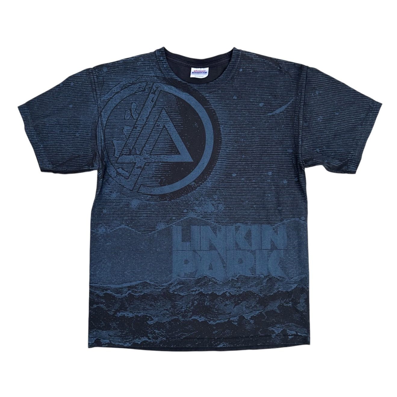 Hanes × Vintage Vintage Y2K Linkin Park All Over Print Band T 