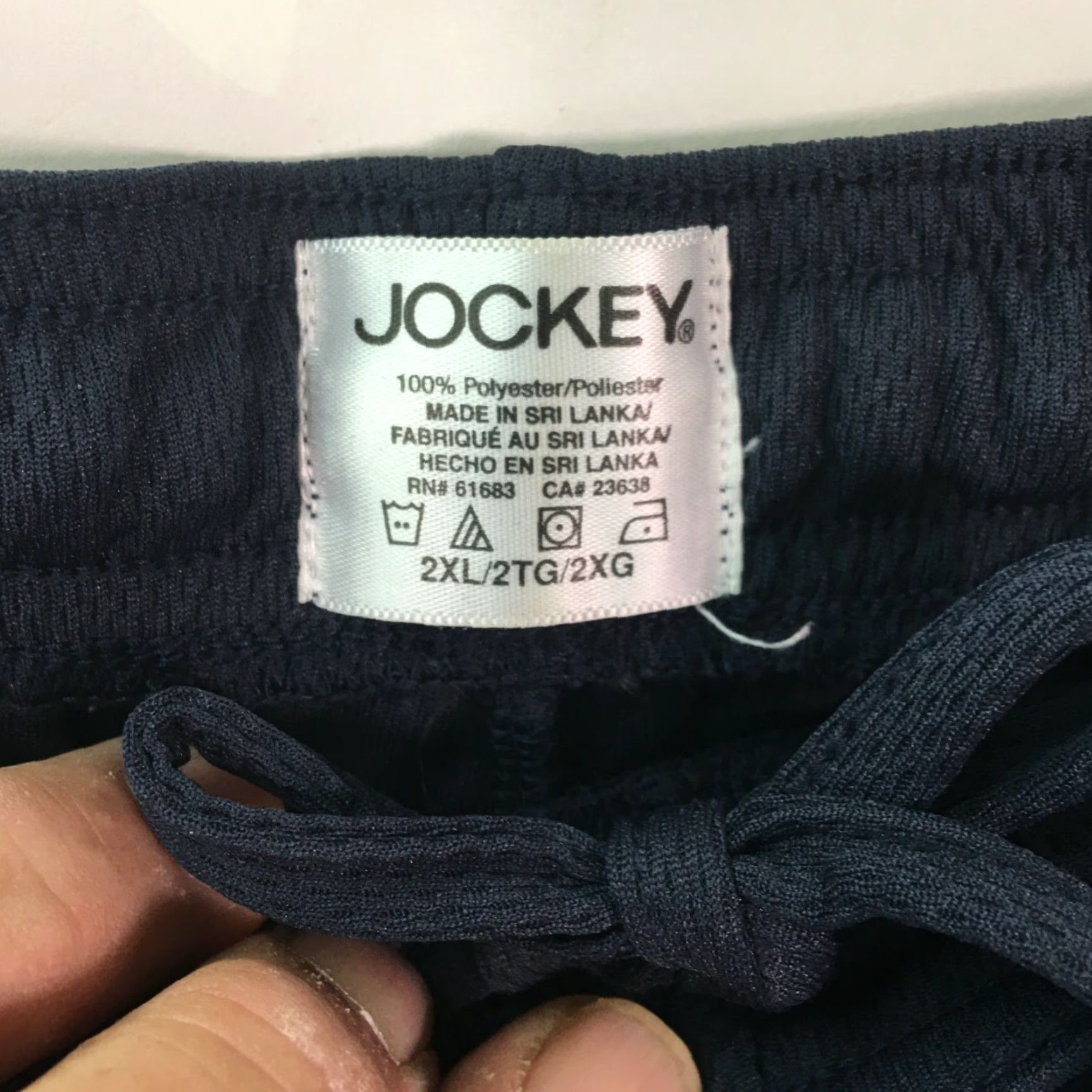 Jockey Jockey Womens Active Wear Jogger Pants Black 2XL Elastic Waist Drawstring Size 40" / US 18 - 7 Thumbnail