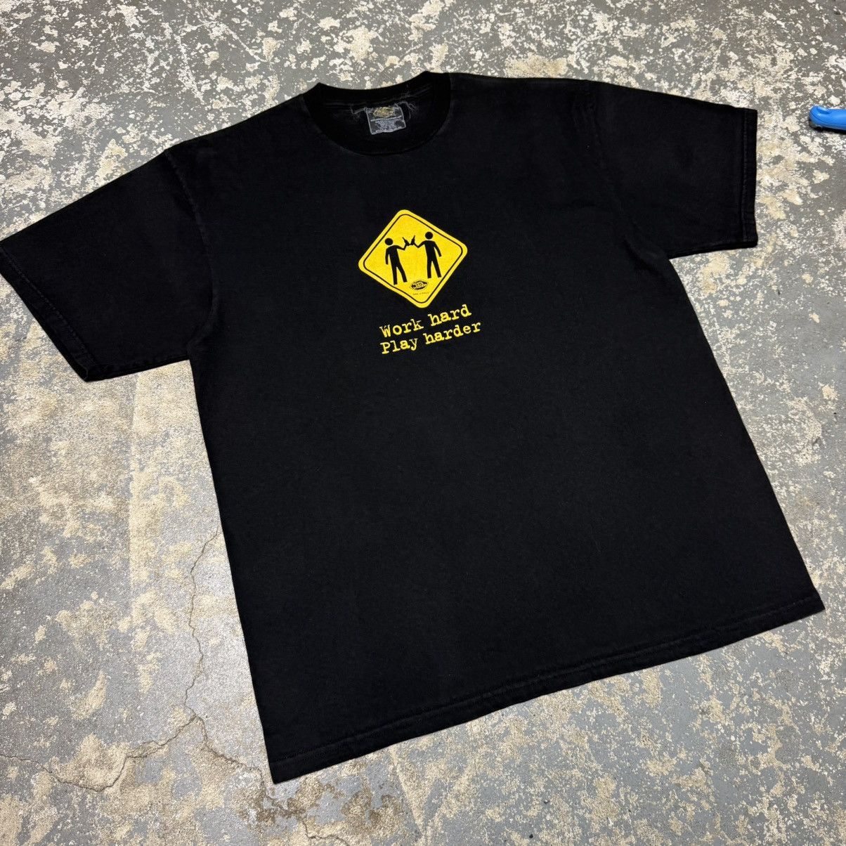 Vintage Vintage Work Hard Play Harder Mikes Hard Lemonade Beer 90s Size US XL / EU 56 / 4 - 2 Thumbnail