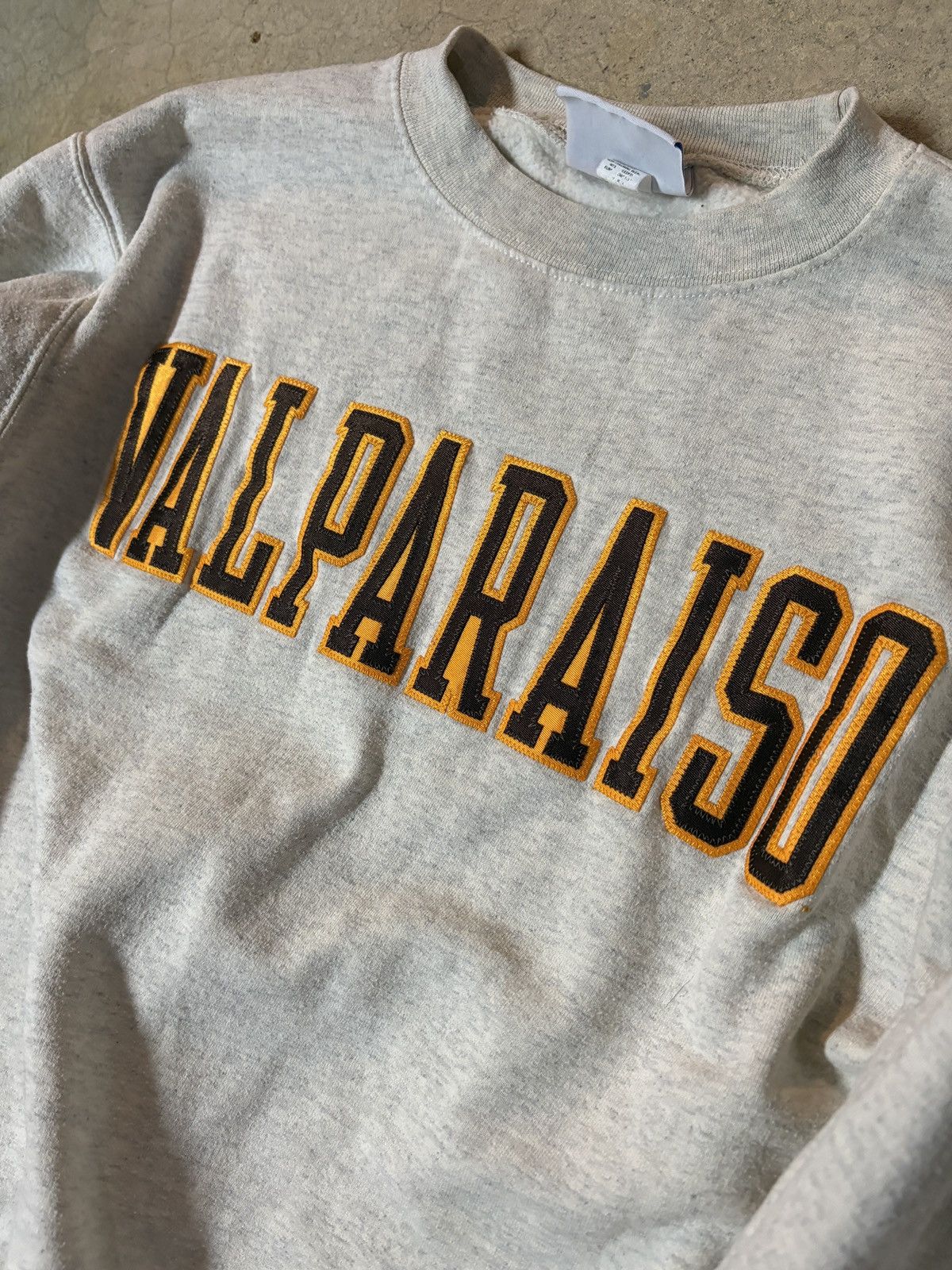 Champion VTG 00’s Champion Valparaiso Valpo Crewneck Sweatshirt Gray Size US S / EU 44-46 / 1 - 2 Thumbnail