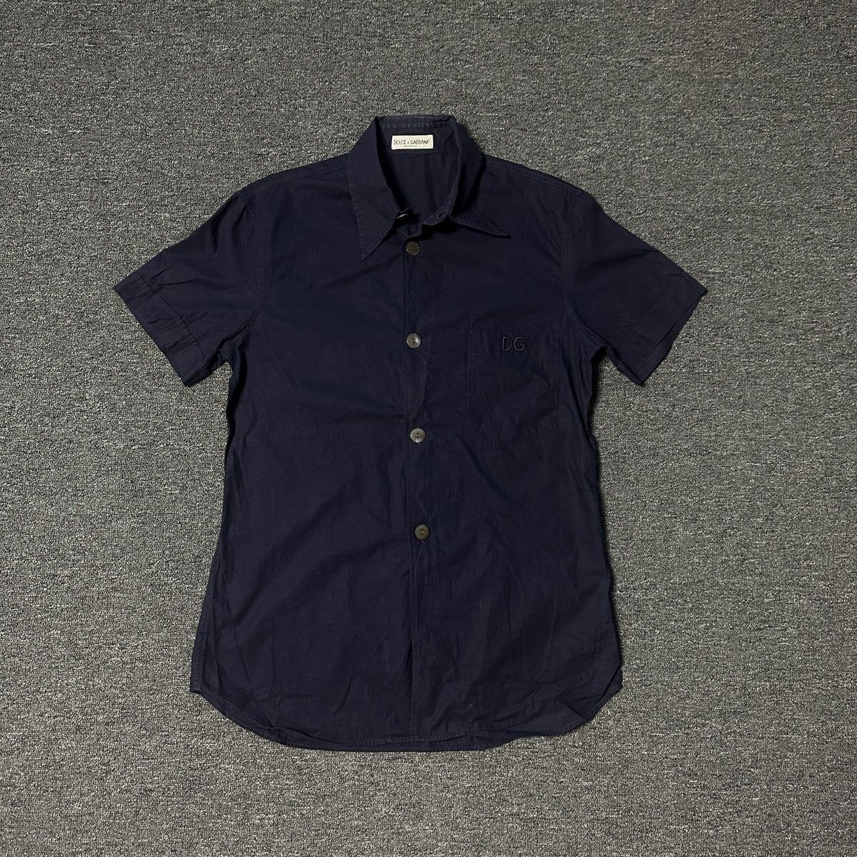 Dolce & Gabbana × Vintage Vintage Dolce & Gabbana Short Sleeve Button Up Shirt Size US M / EU 48-50 / 2 - 1 Thumbnail