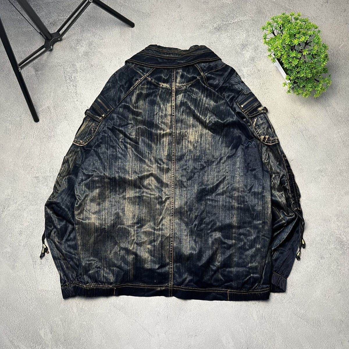 Japanese Brand × Vintage Y2K Japan style vintage Ravel Faded bomber jacket Size US XL / EU 56 / 4 - 2 Thumbnail