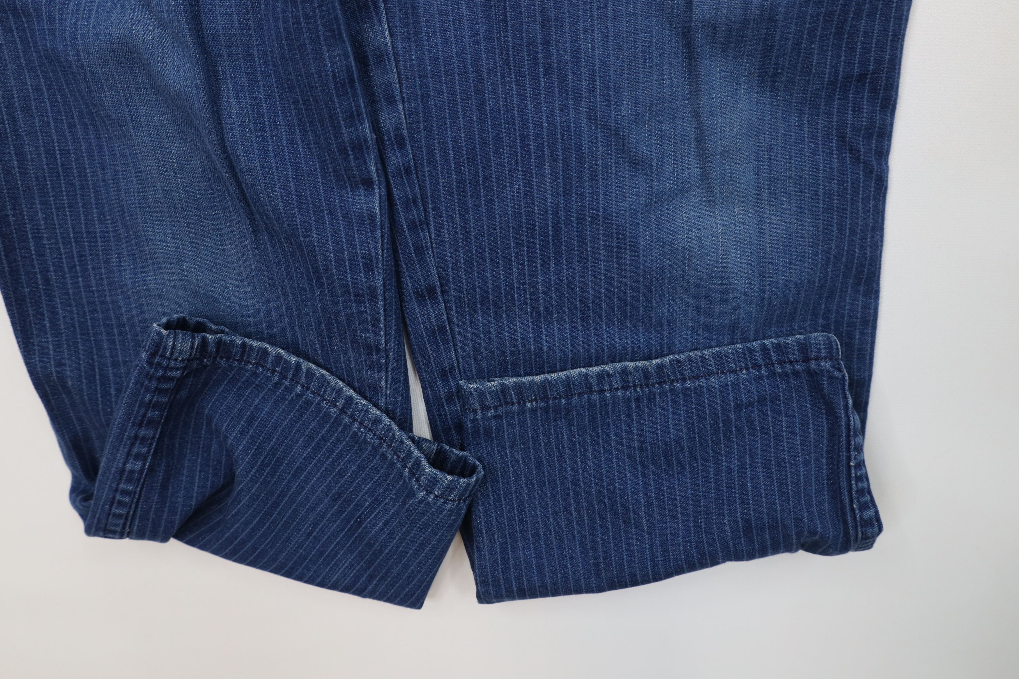 Vintage Vintage 80s 90s Streetwear Striped Straight Leg Jeans USA Size 36" / US 14 / IT 50 - 6 Thumbnail