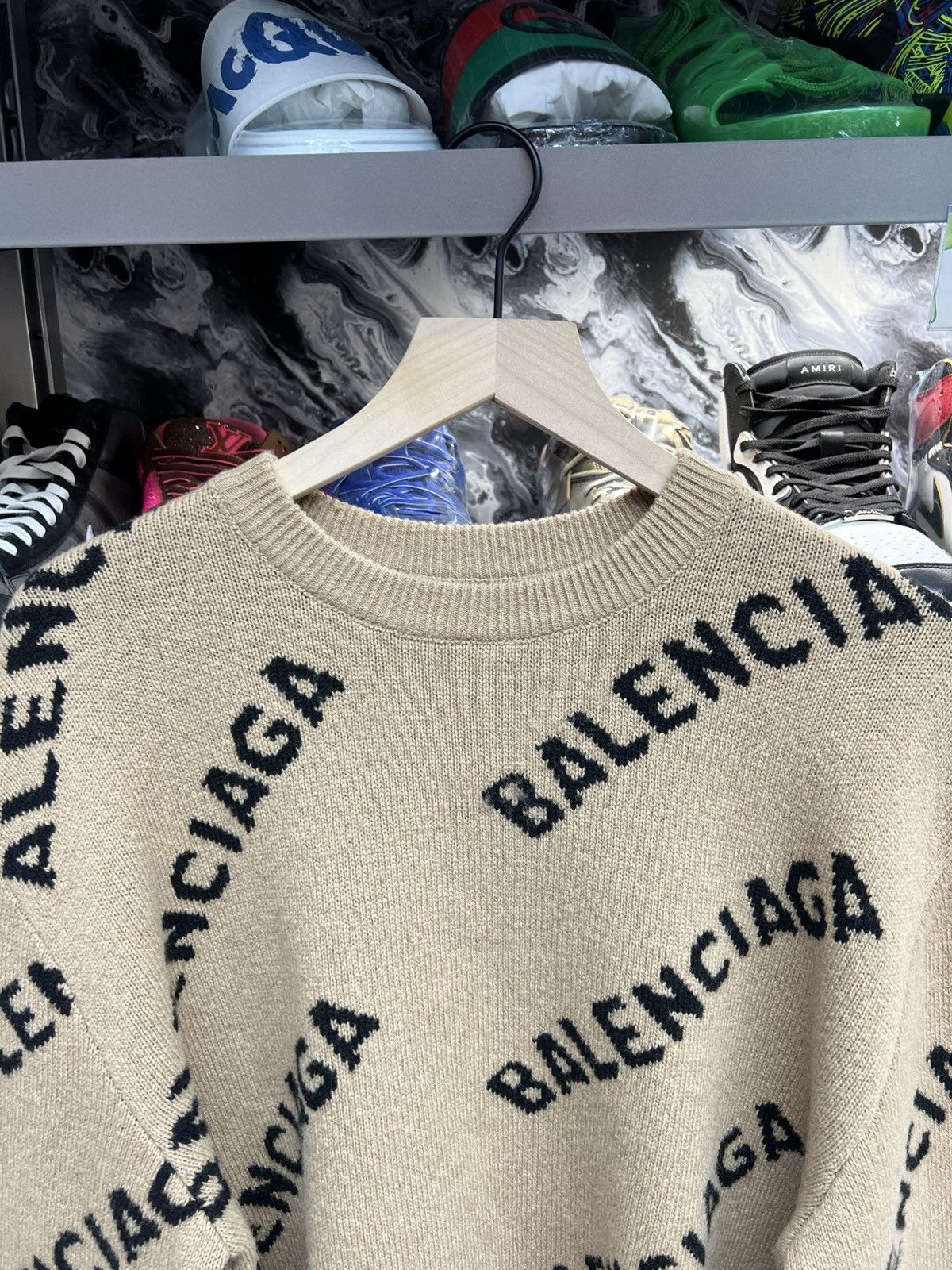 Balenciaga Balenciaga Logo Crewneck Size US L / EU 52-54 / 3 - 3 Thumbnail
