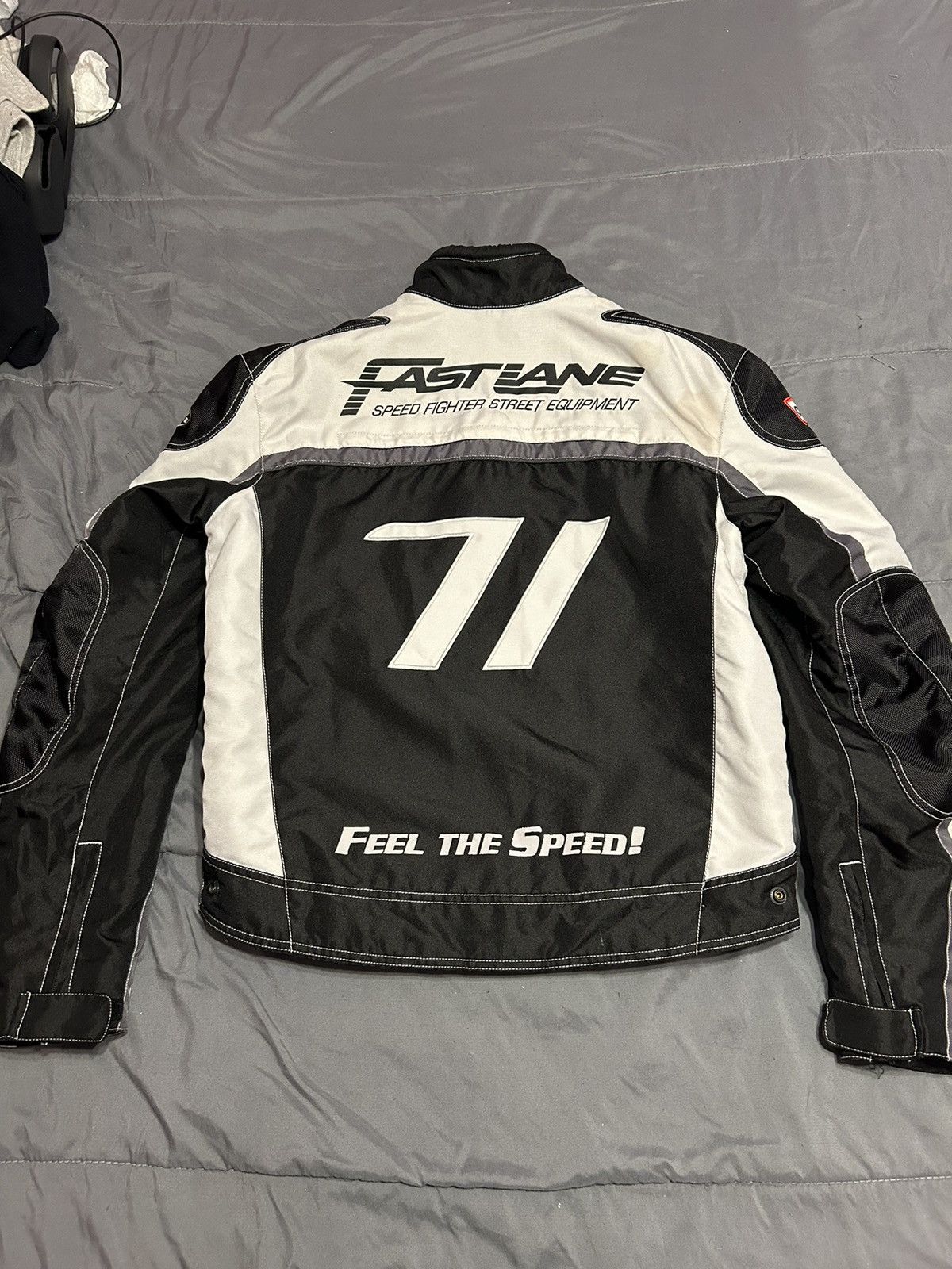Vintage Fast Line Speed Fighter Racing Jacket Size US M / EU 48-50 / 2 - 2 Thumbnail