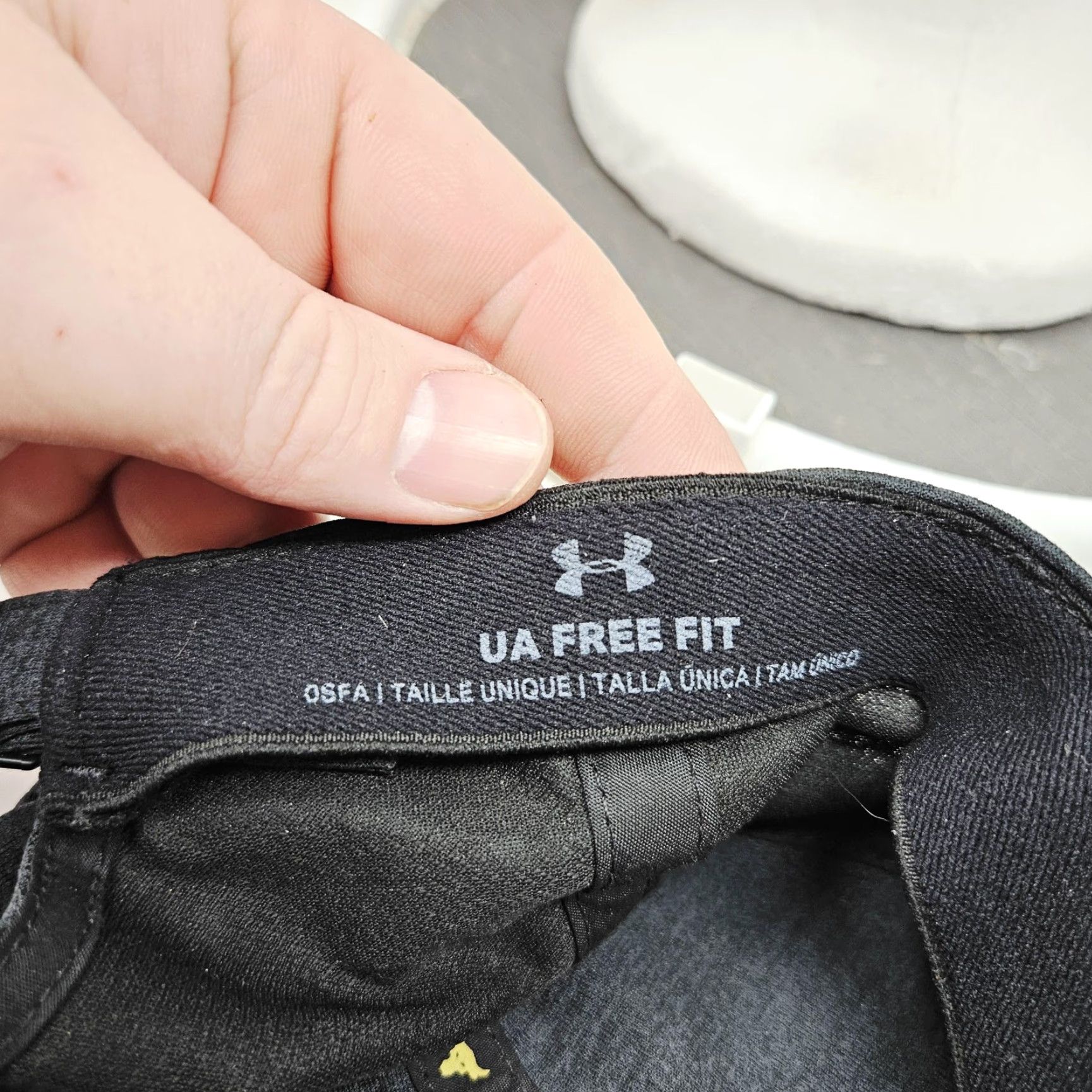 Under Armour Under Armour Hat Cap Baseball Strap Back One Size Black Mens Project Rock Logo Size ONE SIZE - 7 Thumbnail