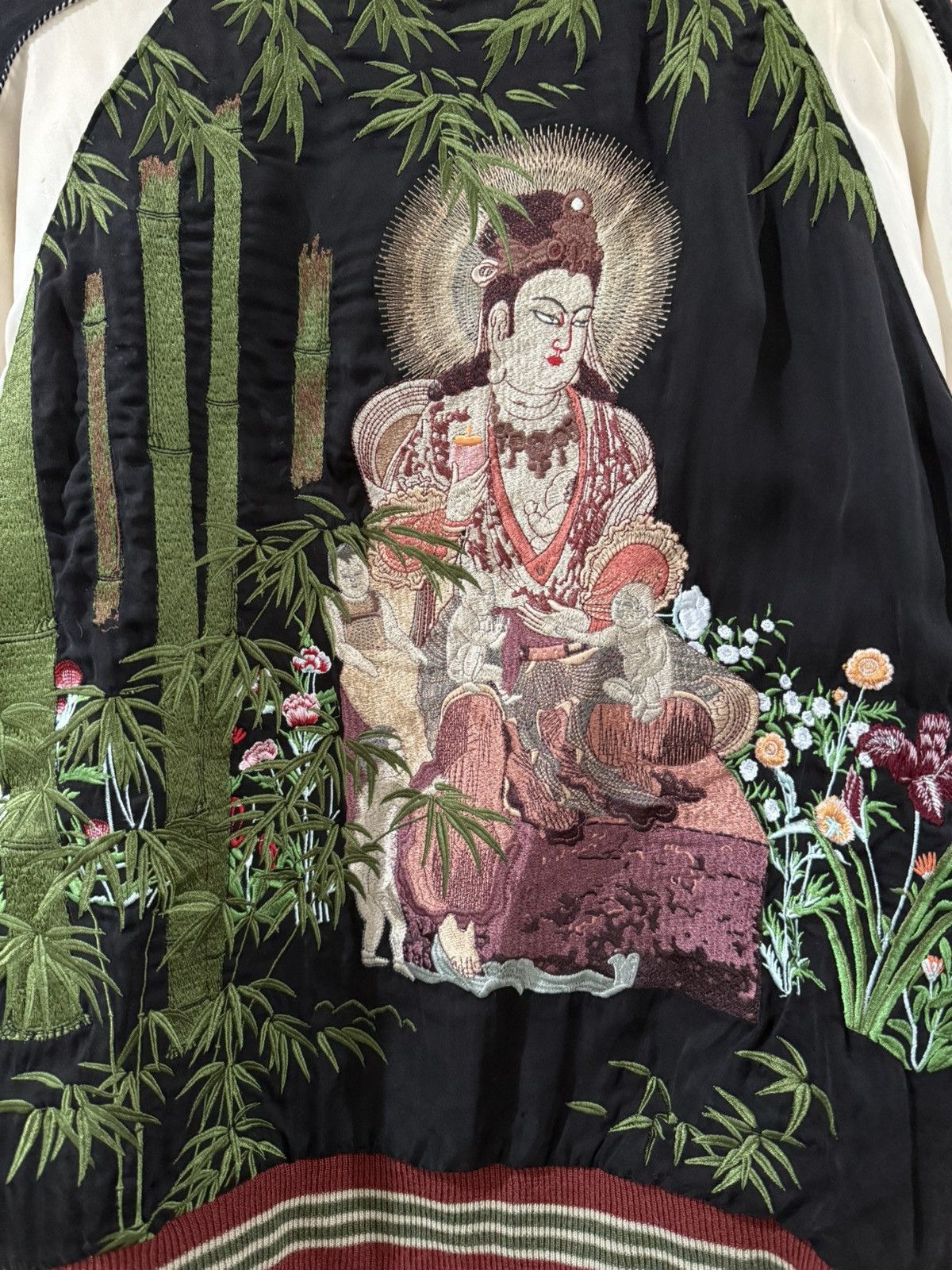 Japanese Brand Vintage Dorobo Nikki Kishimojin Reversible Sukajan Jacket Size US M / EU 48-50 / 2 - 7 Thumbnail