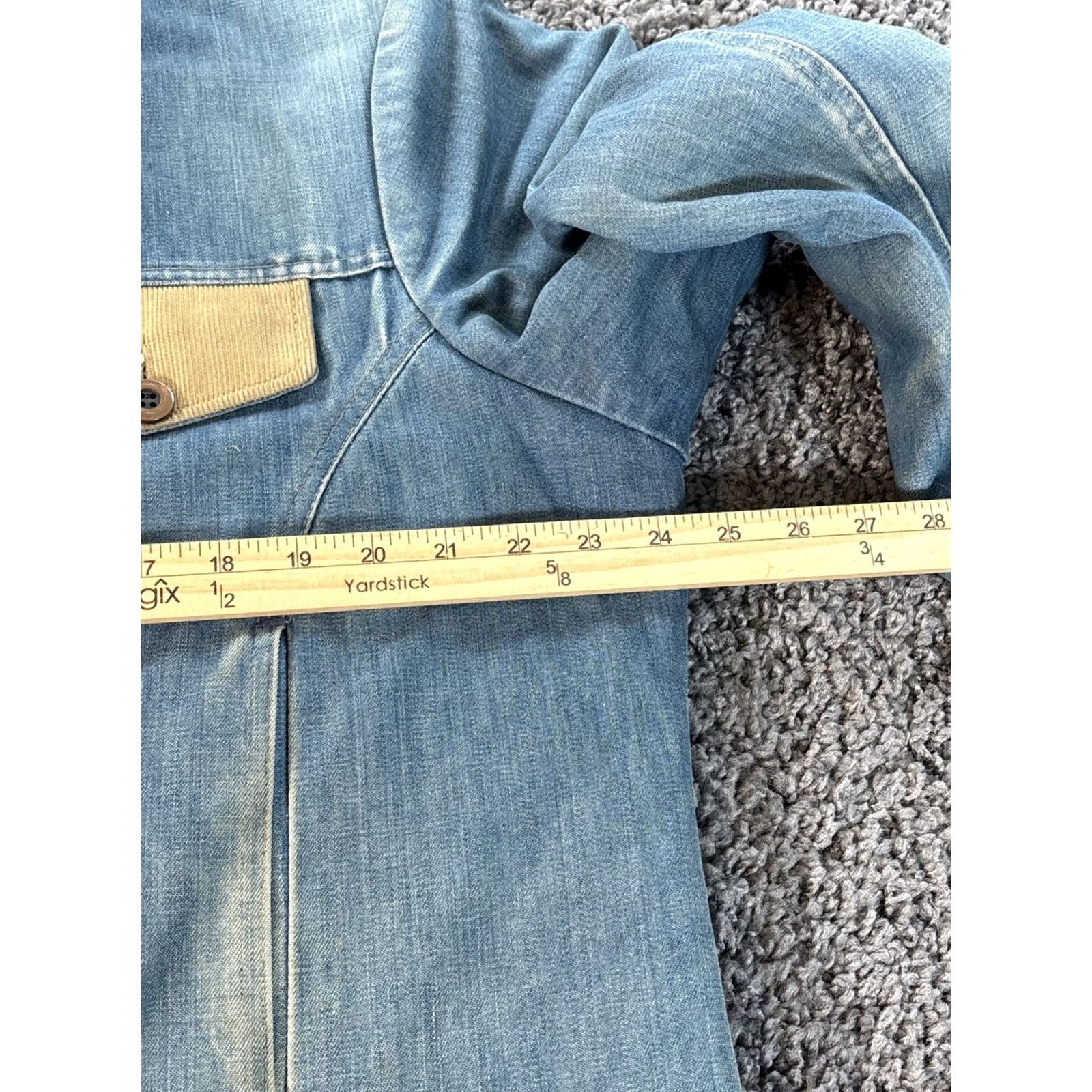 Denime VINTAGE Citations Denim Jacket Mens L Trucker Sherpa Light Wash Western 70s Blue Cotton Outer Shell Denim Biker Theme Men Size US L / EU 52-54 / 3 - 3 Thumbnail