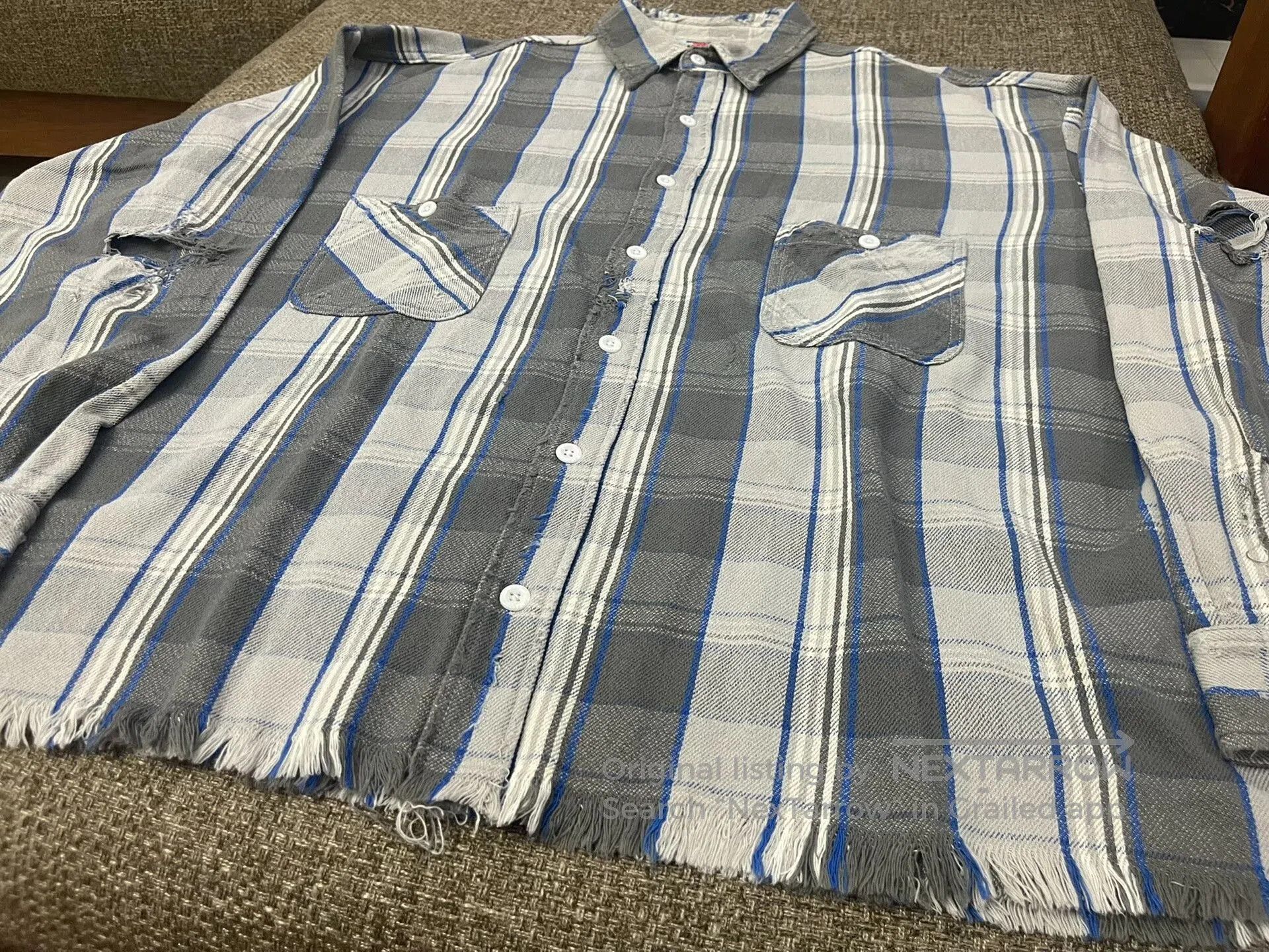Saint Michael SAINT MICHAEL x SHERMER Plaid Shirt. Size US XL / EU 56 / 4 - 5 Thumbnail