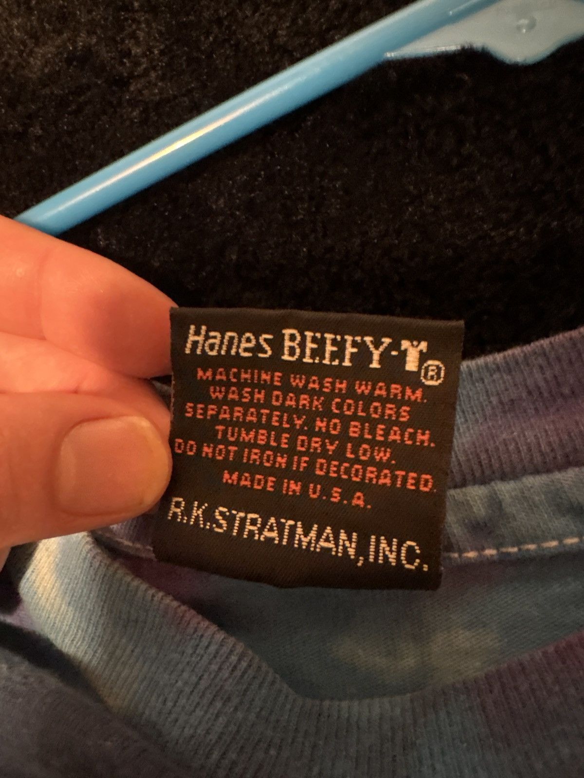 Harley Davidson × Vintage Vintage Blue Tie-dye Harley Davidson 1980s Size US L / EU 52-54 / 3 - 3 Thumbnail