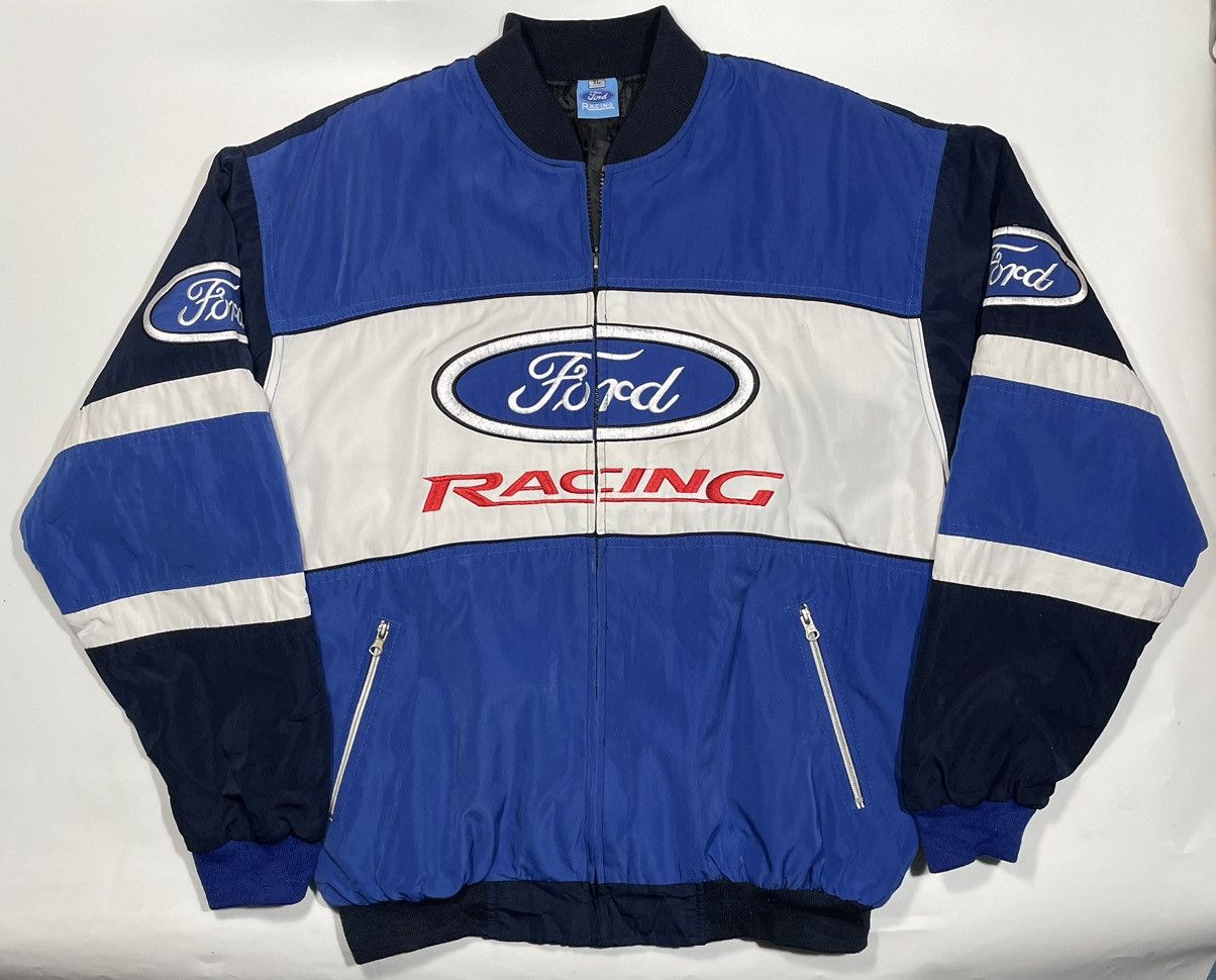 Vintage Rare Vintage classic Ford Racing Jacket Bomber Embroidery Size US XL / EU 56 / 4 - 6 Thumbnail