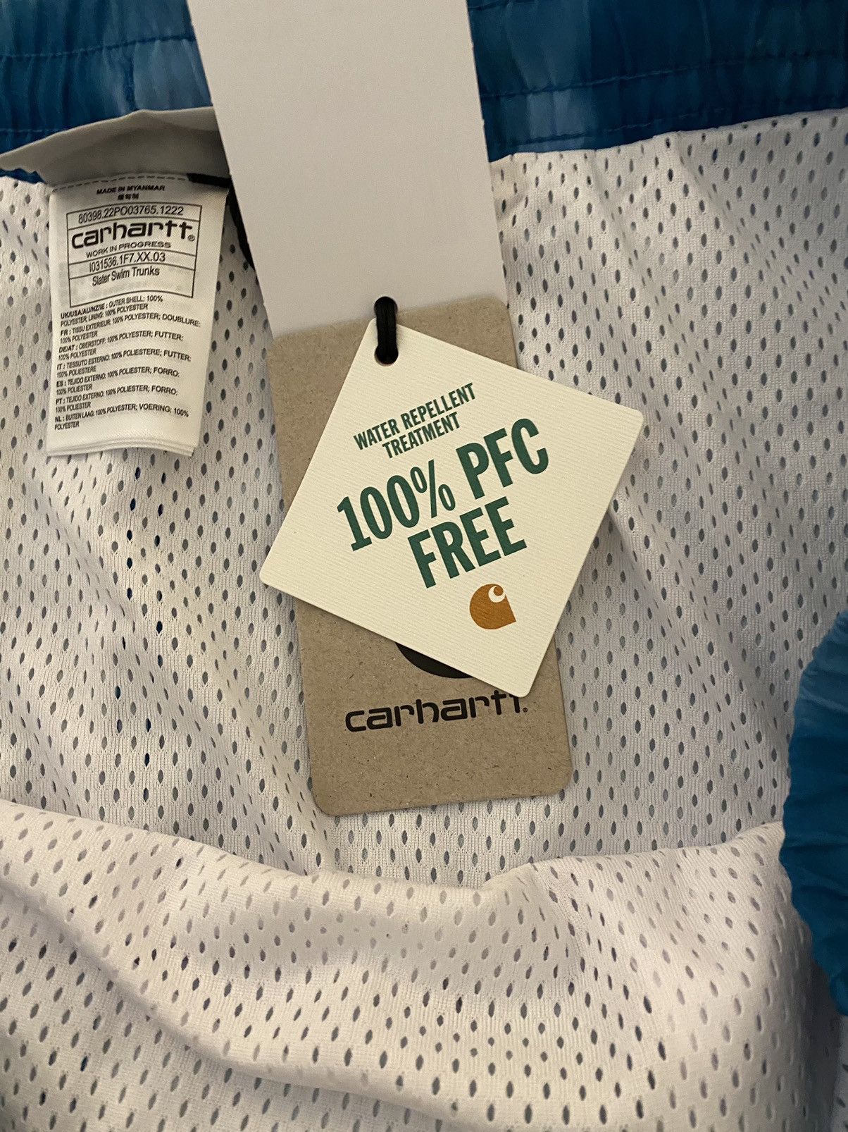 Carhartt Wip Carhartt WIP Slater Swim Trunks Tie Dye NWT XXL Size US 38 / EU 54 - 10 Thumbnail