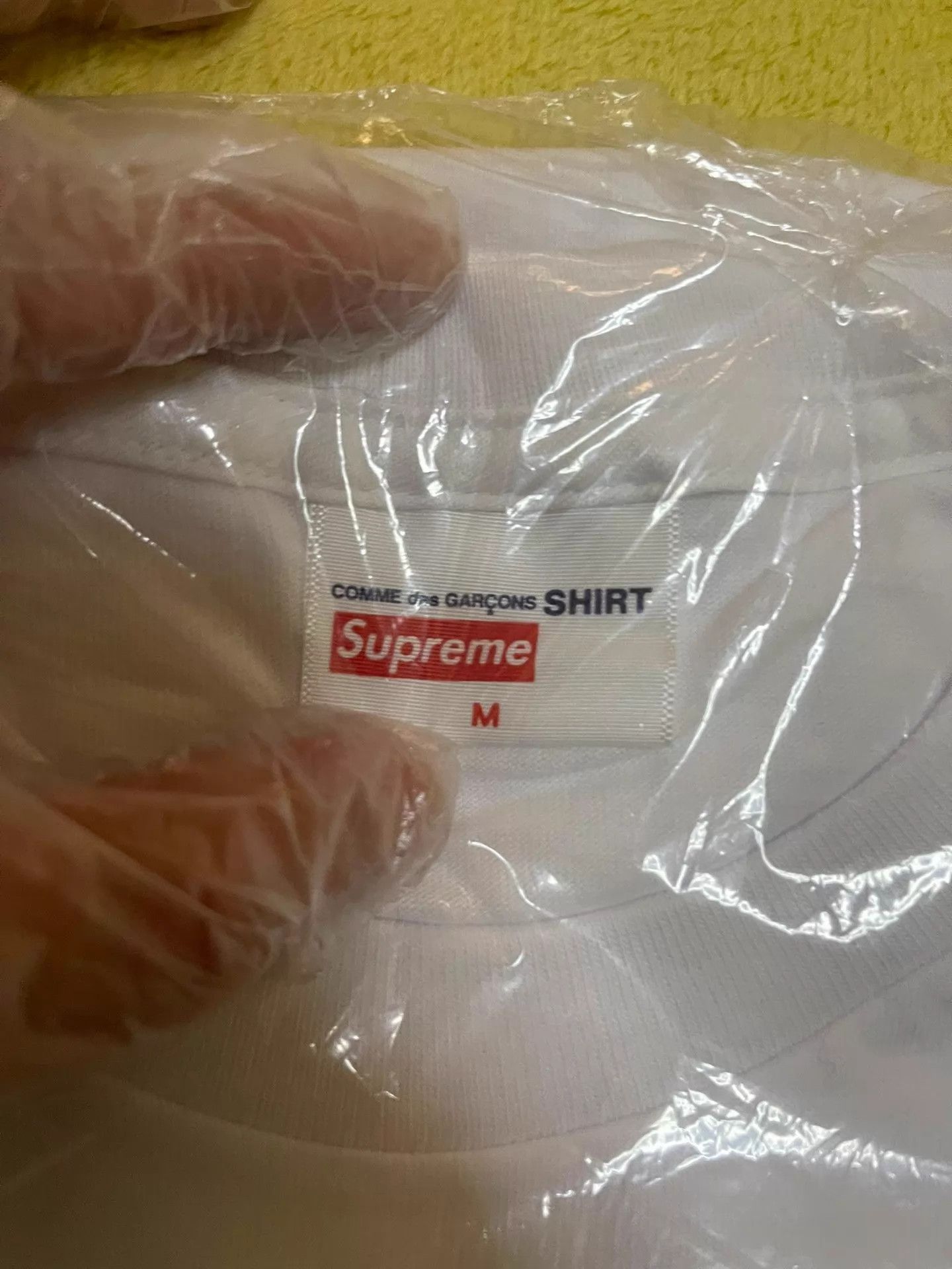 Supreme Supreme CDG Box Logo Wrinkled Tee New With Tags M Size US M / EU 48-50 / 2 - 3 Thumbnail