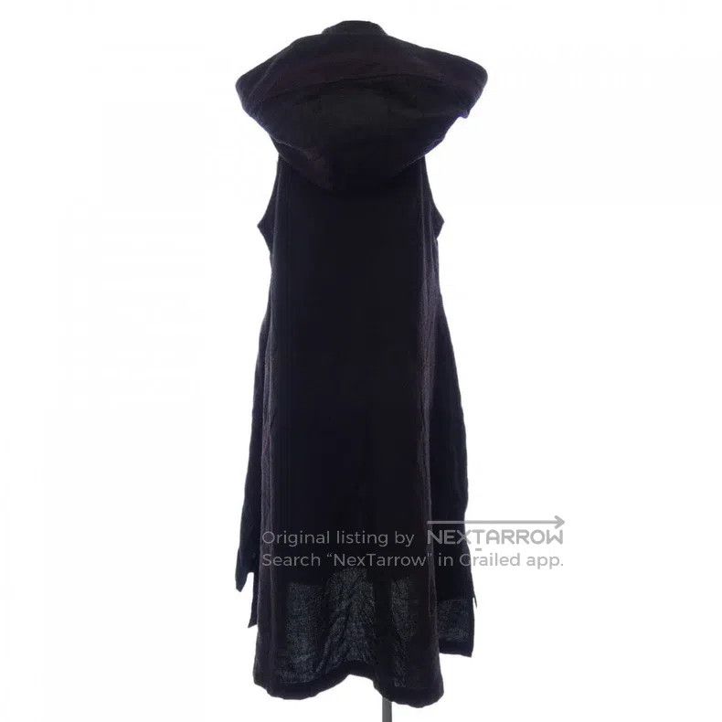 Yohji Yamamoto Yohji Yamamoto Sleeveless Hooded Dress Size XS / US 0-2 / IT 36-38 - 2 Thumbnail