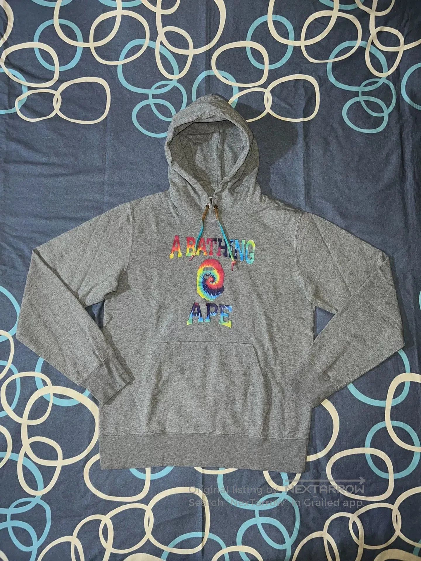 Bape BAPE Colorful Print Slogan Hoodie. Size US XL / EU 56 / 4 - 1 Thumbnail