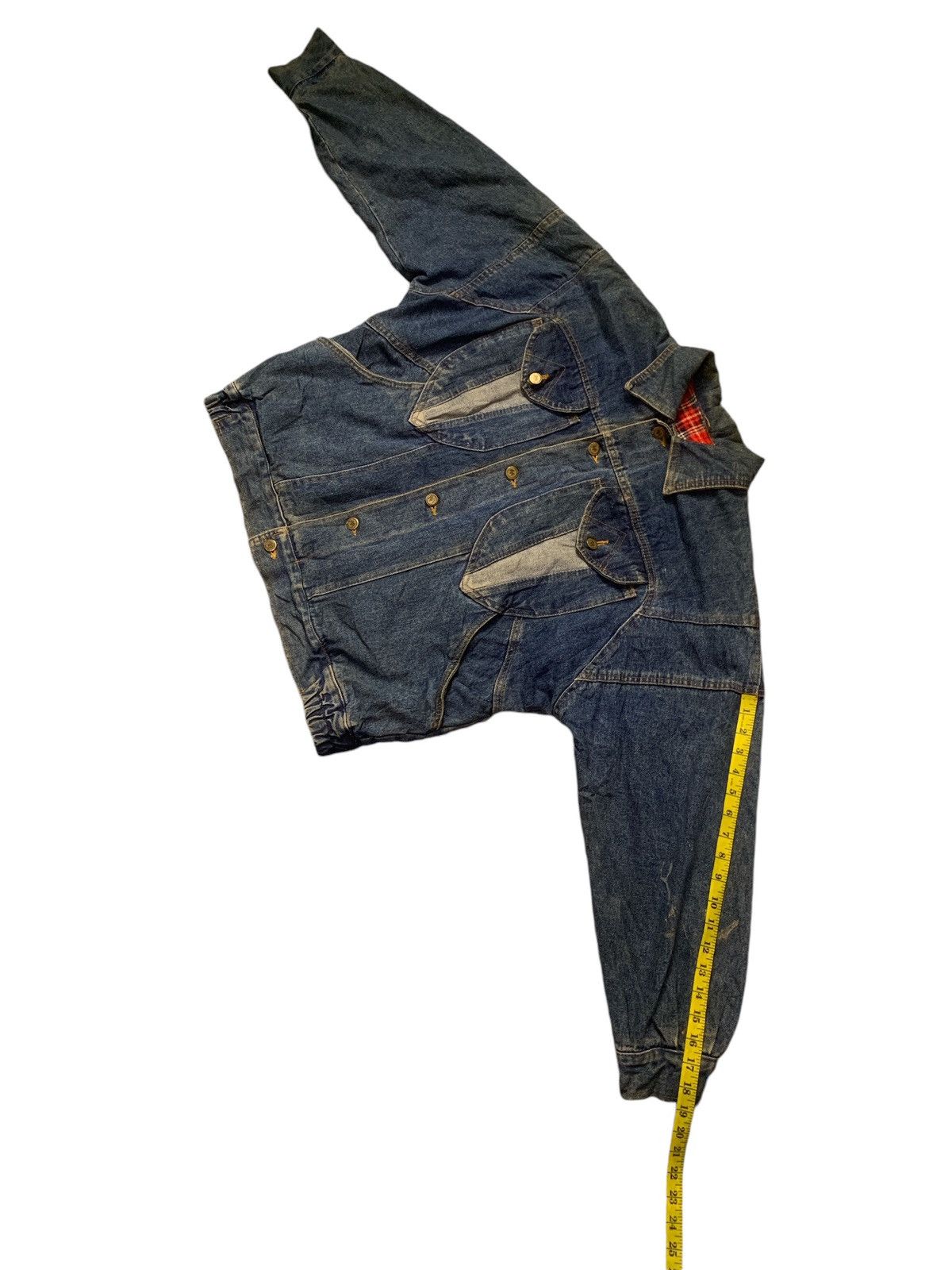 Japanese Brand × Vintage Rare Design Vintage Trenblmay Denim Jackets Size L / US 10 / IT 46 - 12 Thumbnail