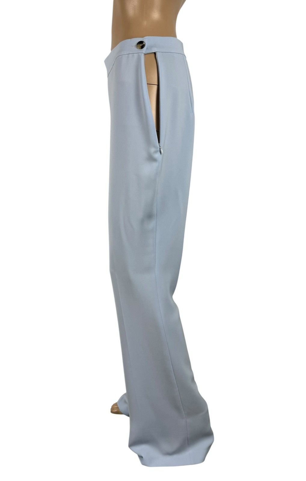 Designer By Kris Maran Flared Dress Pants Silk Blend Polyester size M Size 34" / US 12 / IT 48 - 5 Thumbnail