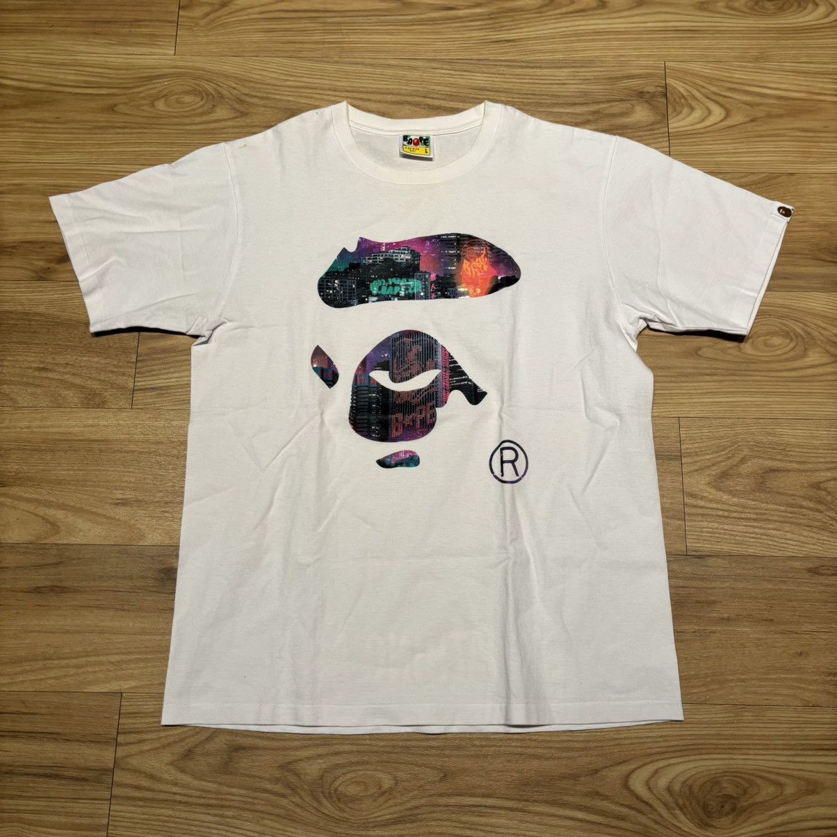 Bape Bape City Ape Face Tee Size US L / EU 52-54 / 3 - 1 Thumbnail