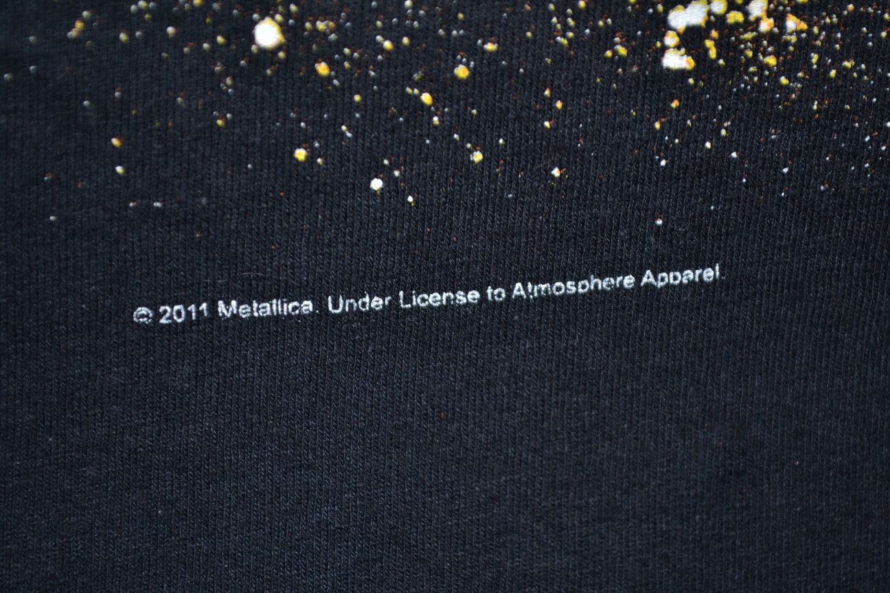 Band Tees 2011 Metallica Skull Print t-shirt tee XL Size US XL / EU 56 / 4 - 7 Thumbnail