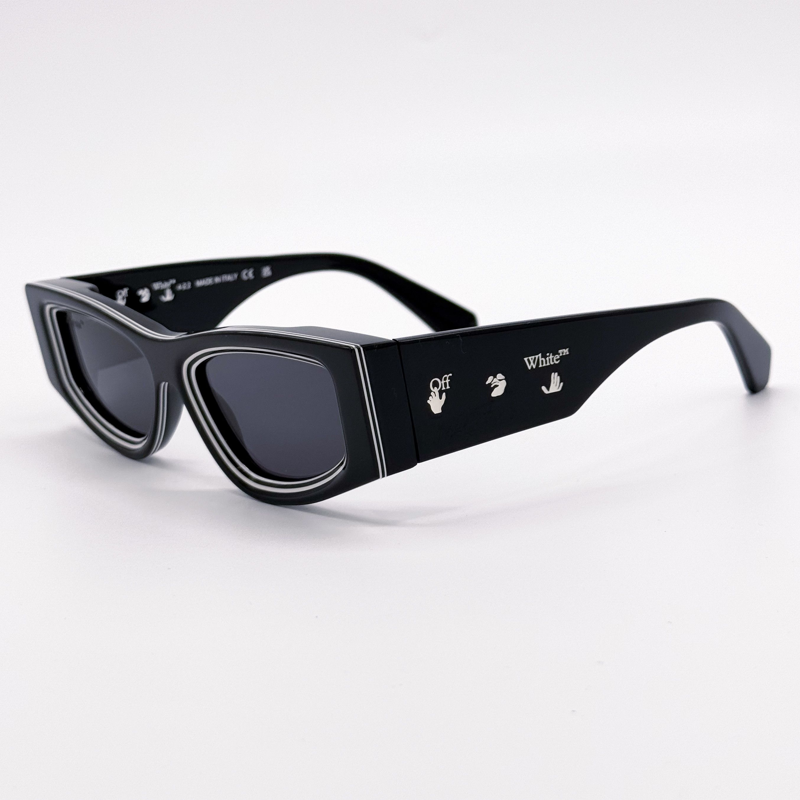 Off-White NEW OFF-WHITE ANDY 11007 BLACK UNISEX SUNGLASSES OFF-WHITE Size ONE SIZE - 7 Thumbnail