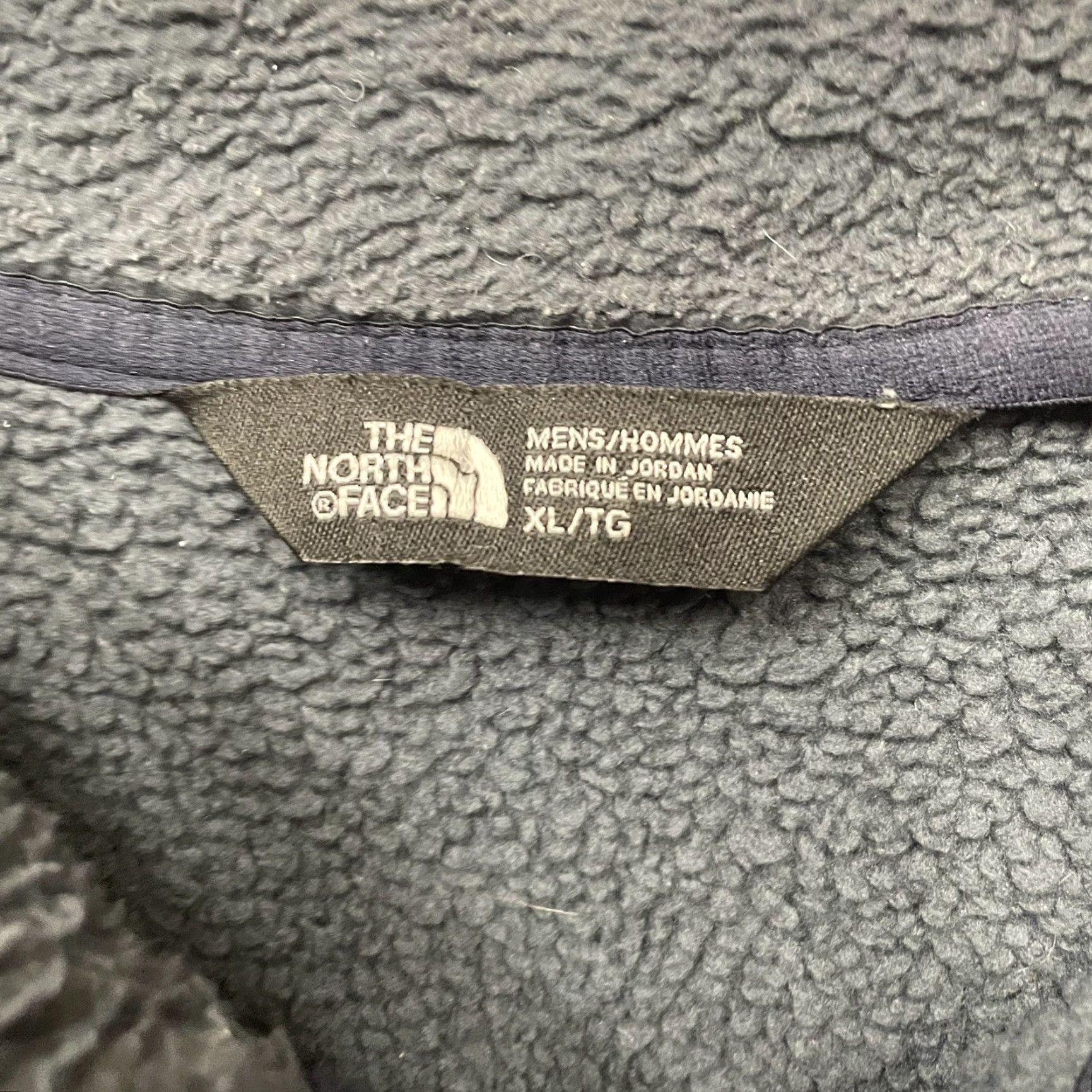 The North Face The North Face Dark Blue Zip-Up 100% Polyester Fleece Jacket Mens XL Blue Overcoat Jacket Size US XL / EU 56 / 4 - 4 Thumbnail
