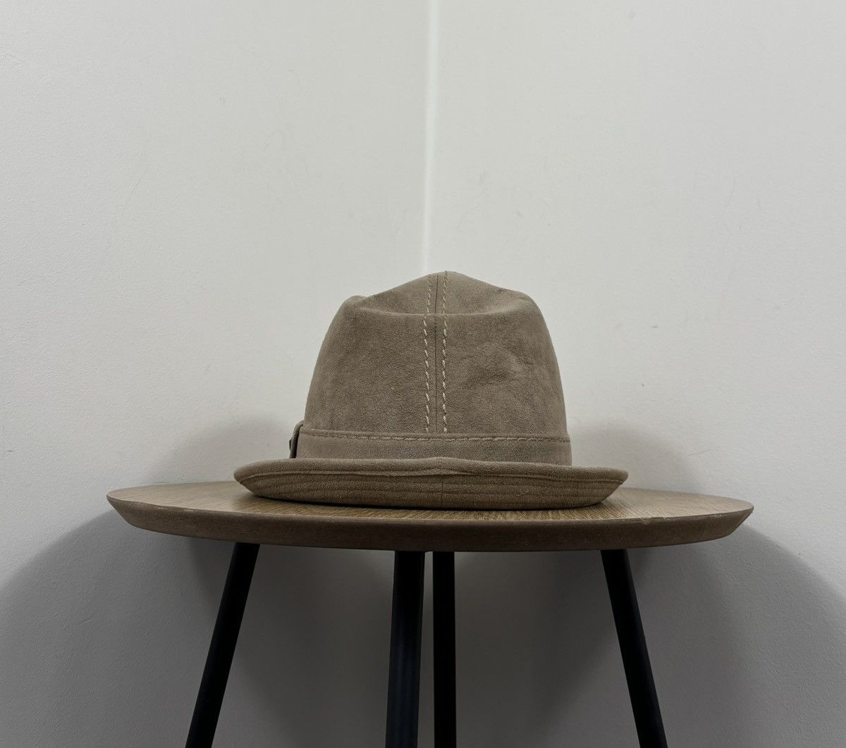 Vintage Vintage Mayser Hat Exclusive Alcantara Suede Safari Style Size ONE SIZE - 5 Thumbnail