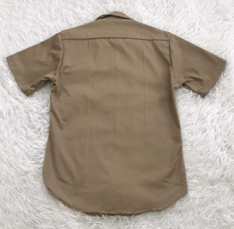 Army Of Me × Vintage Army Tan 445 Short Sleeve Shirt J.H.Rutter Rex Size US S / EU 44-46 / 1 - 2 Thumbnail
