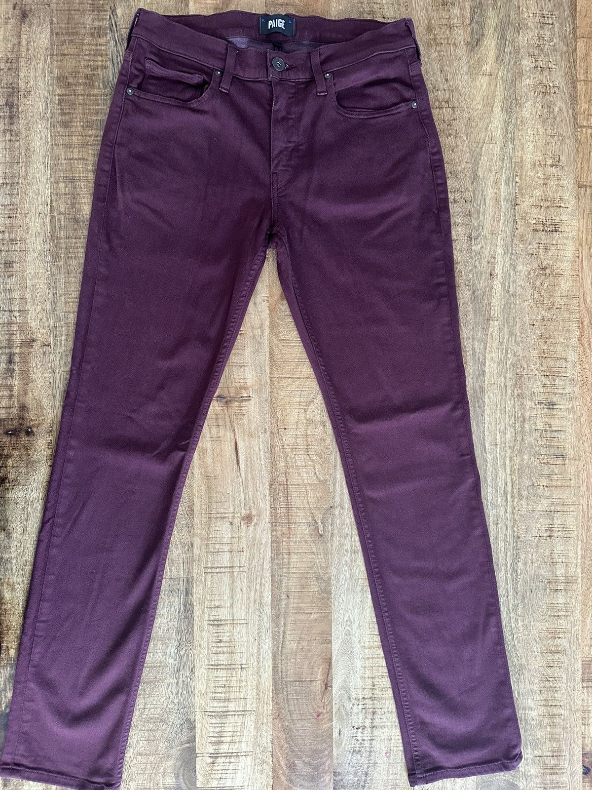 image of Paige Lennox in Bordeaux, Men's (Size 31)