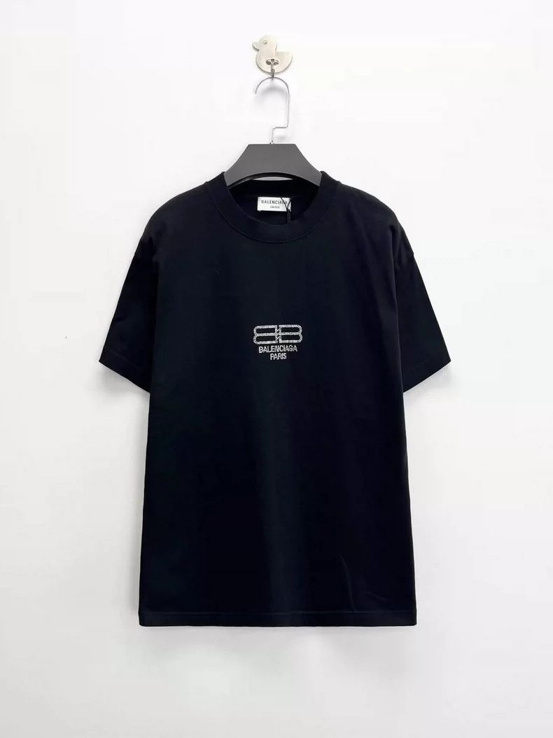 Balenciaga Balenciaga Black rhinestone double B letter logo short sle Size US XS / EU 42 / 0 - 1 Thumbnail