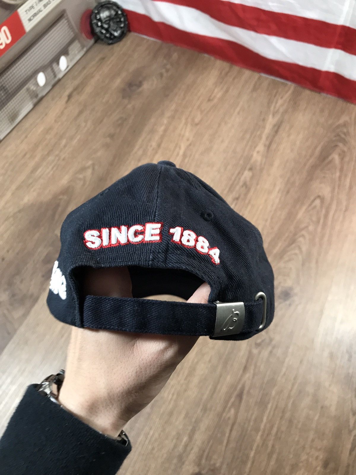 Breitling × Rolex × Vintage Vintage Official Breitling Cap Hat Embroidered Logo Racing Size ONE SIZE - 5 Thumbnail