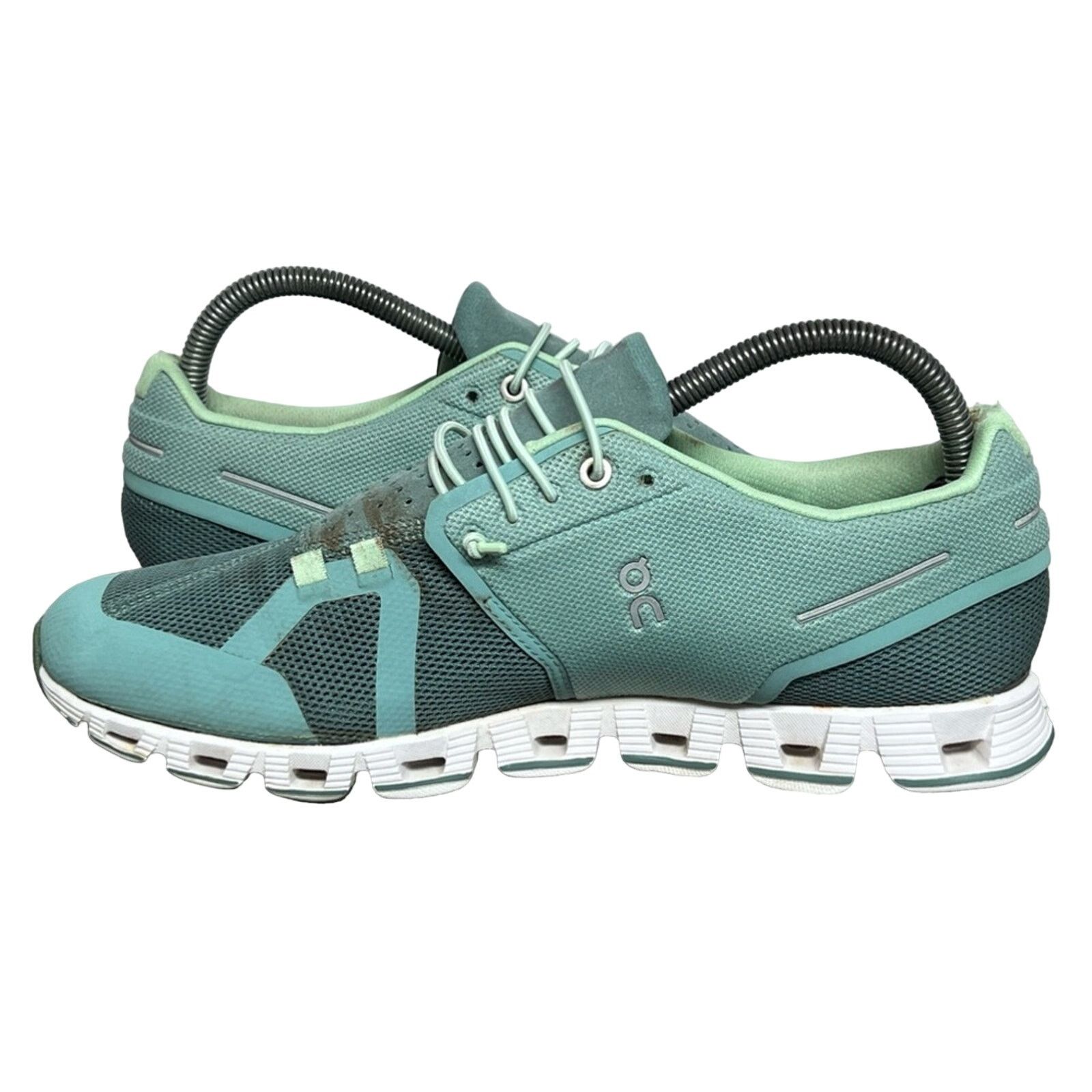 On On Cloud Tide Seafoam Lace Up Running Shoes Sneaker 9.5 Size US 9.5 / IT 39.5 - 4 Thumbnail