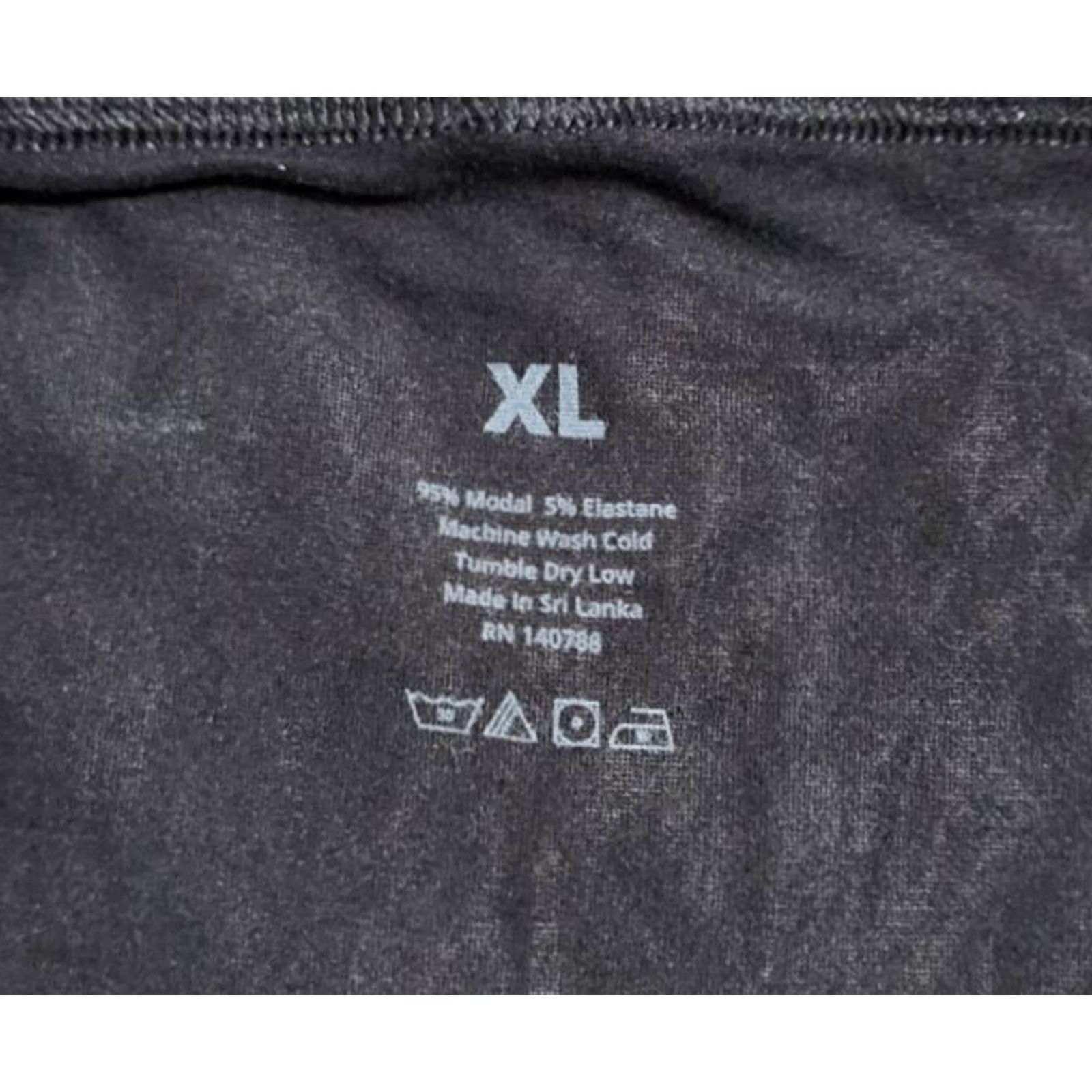 Vintage Woxer Womens XL Boxers Briefs Underwear Solid Black Soft Modal Spandex Size ONE SIZE - 3 Thumbnail