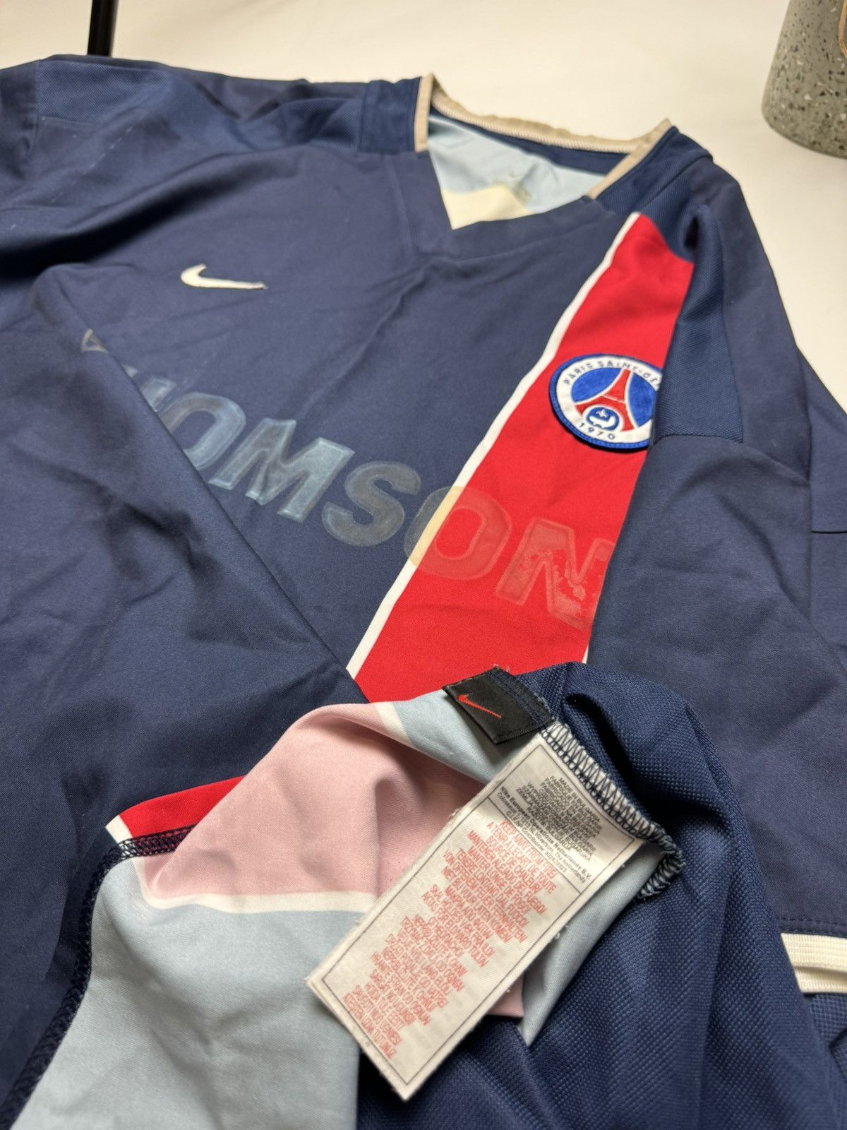 Nike × Vintage Rare vintage Nike PSG 2002 soccer jersey y2k Size US L / EU 52-54 / 3 - 15 Thumbnail