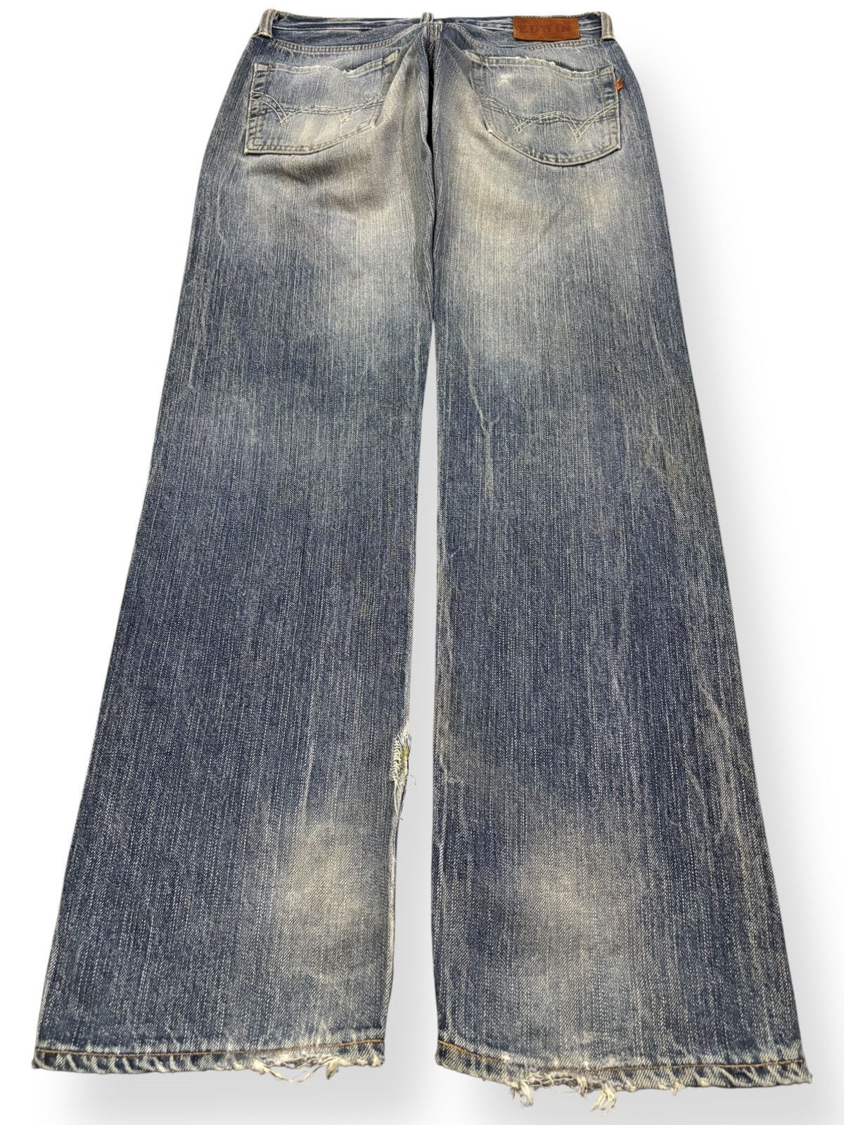 Edwin Vintage Edwin 505axx Selvedge Straight Leg Distressed Jeans Size US 32 / EU 48 - 3 Thumbnail
